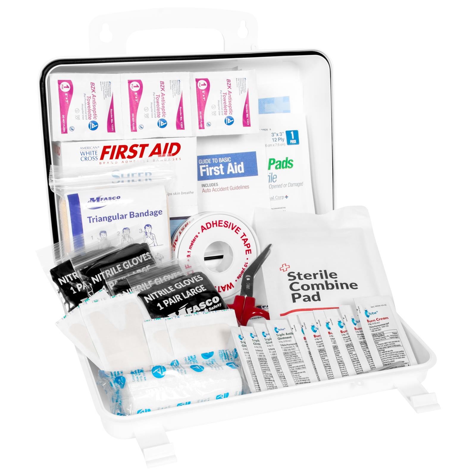 Contractors First Aid Kit Plastic Case