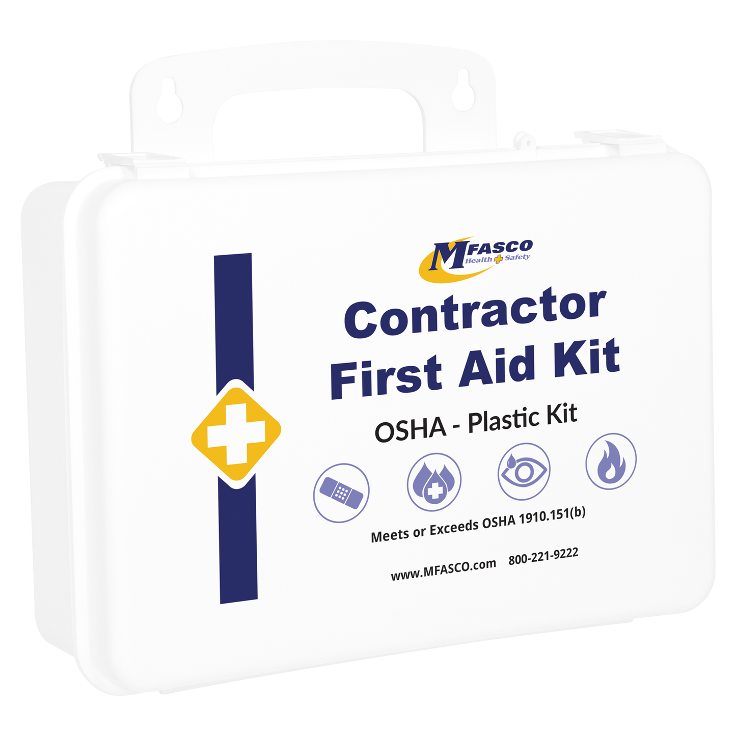 Contractors First Aid Kit Plastic Case
