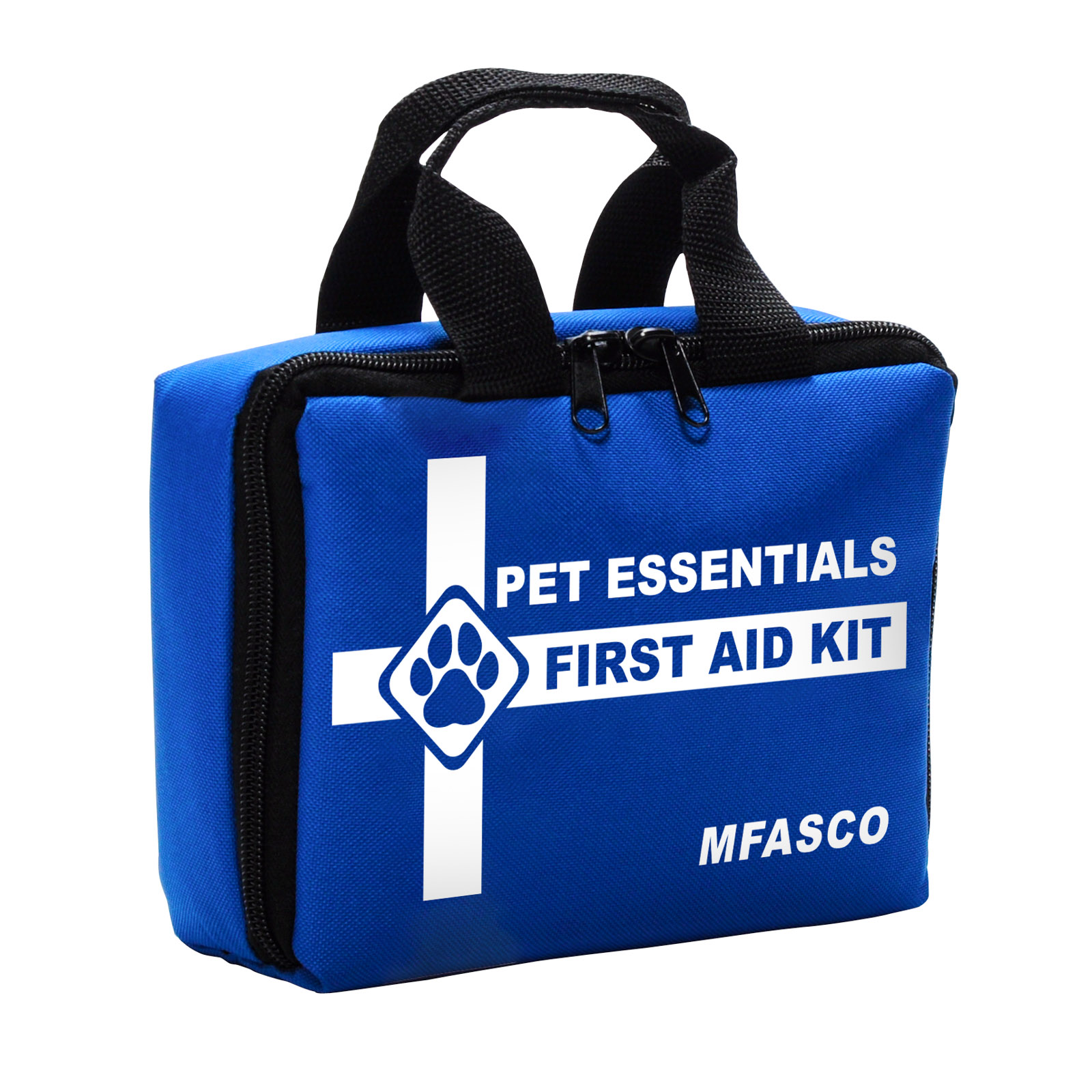 Pet Essentials First Aid Kit Blue Case With Handles