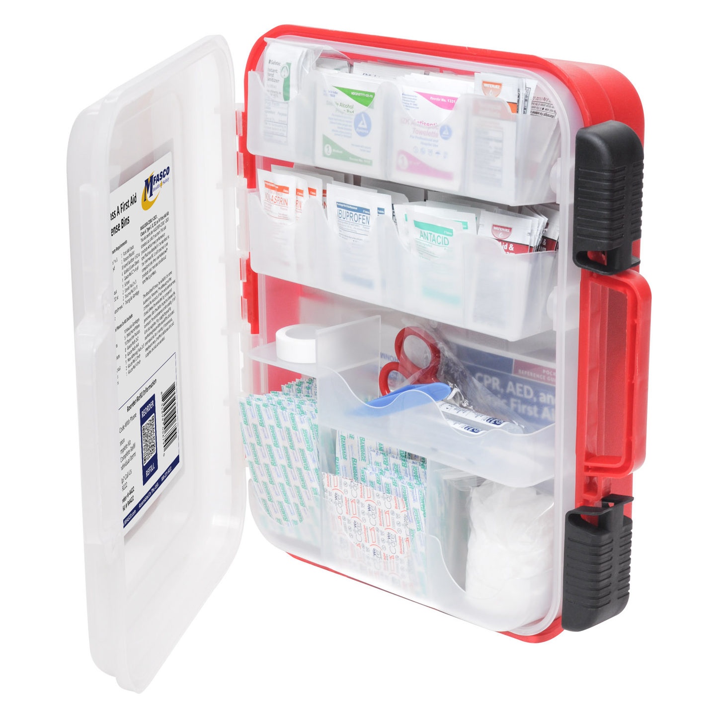 First Aid Kit With Dispensing Bins 350 Piece