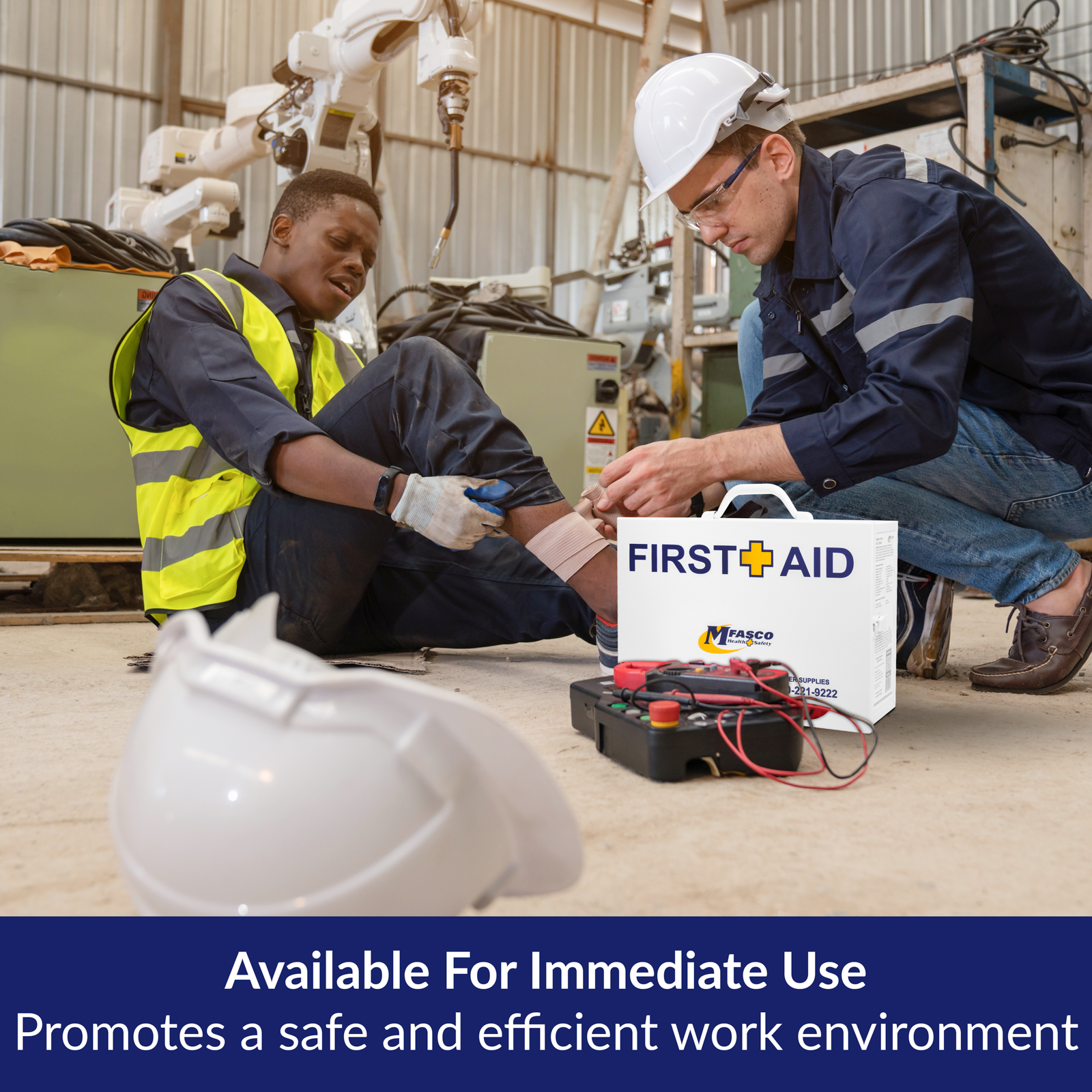 2 Shelf First Aid Kit Osha Fill W/Logo