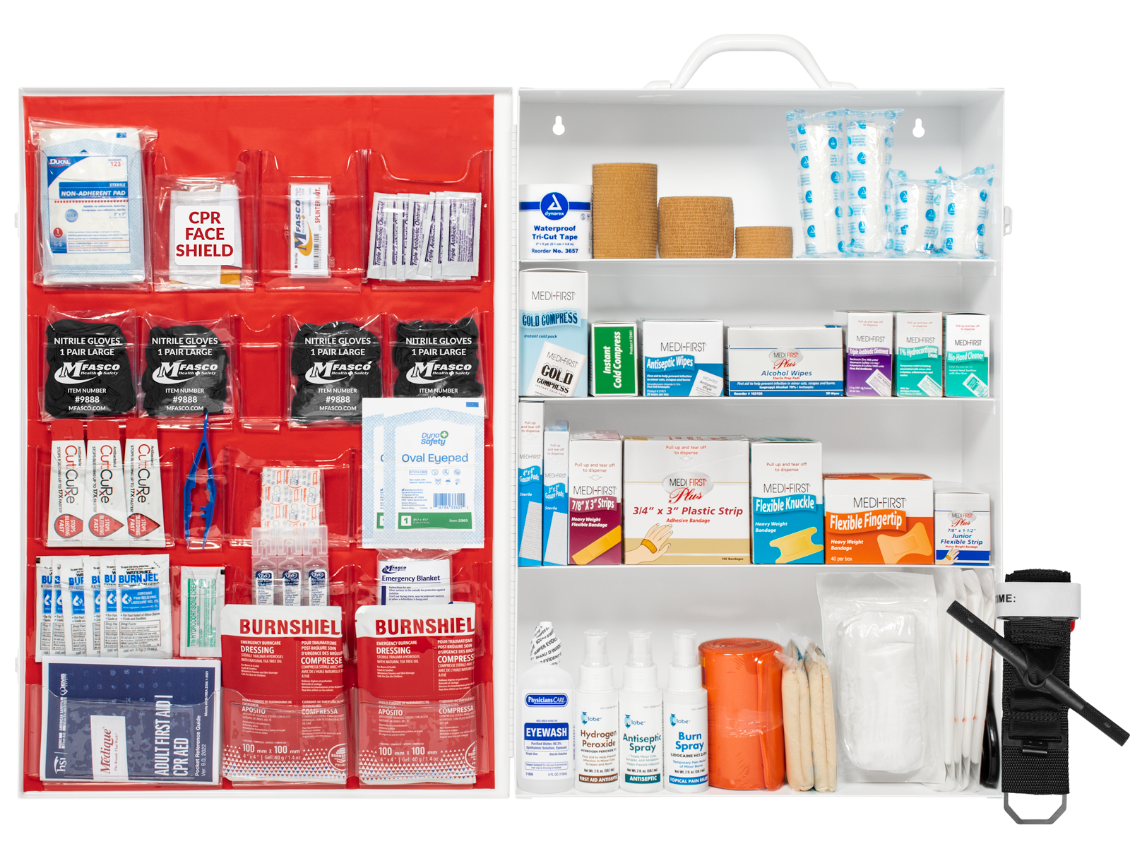 4 Shelf First Aid Kit Osha Fill W/Logo No Medications