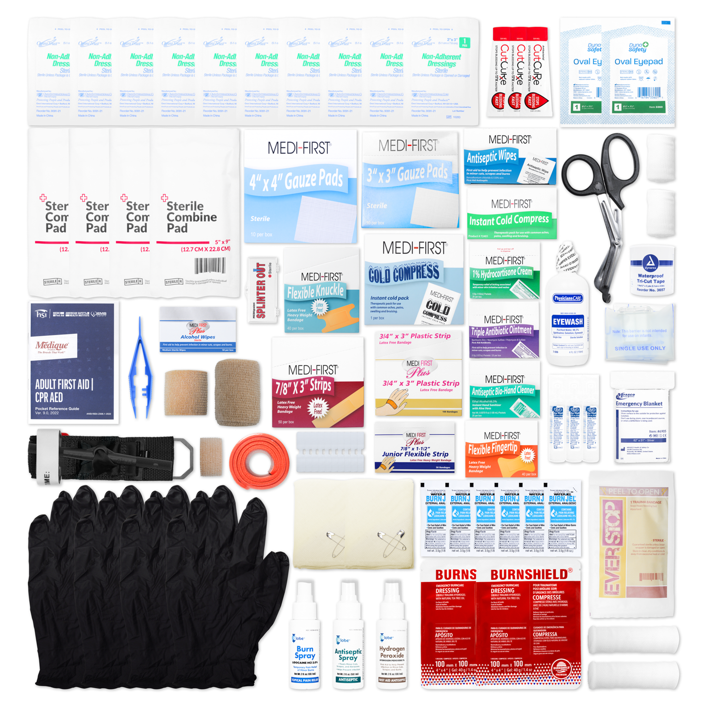 Complete Refill 4 Shelf First Aid Kit Refill No Medications