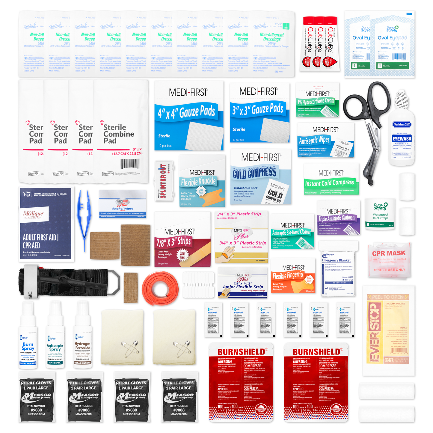 Complete Refill 4 Shelf First Aid Kit Refill No Medications