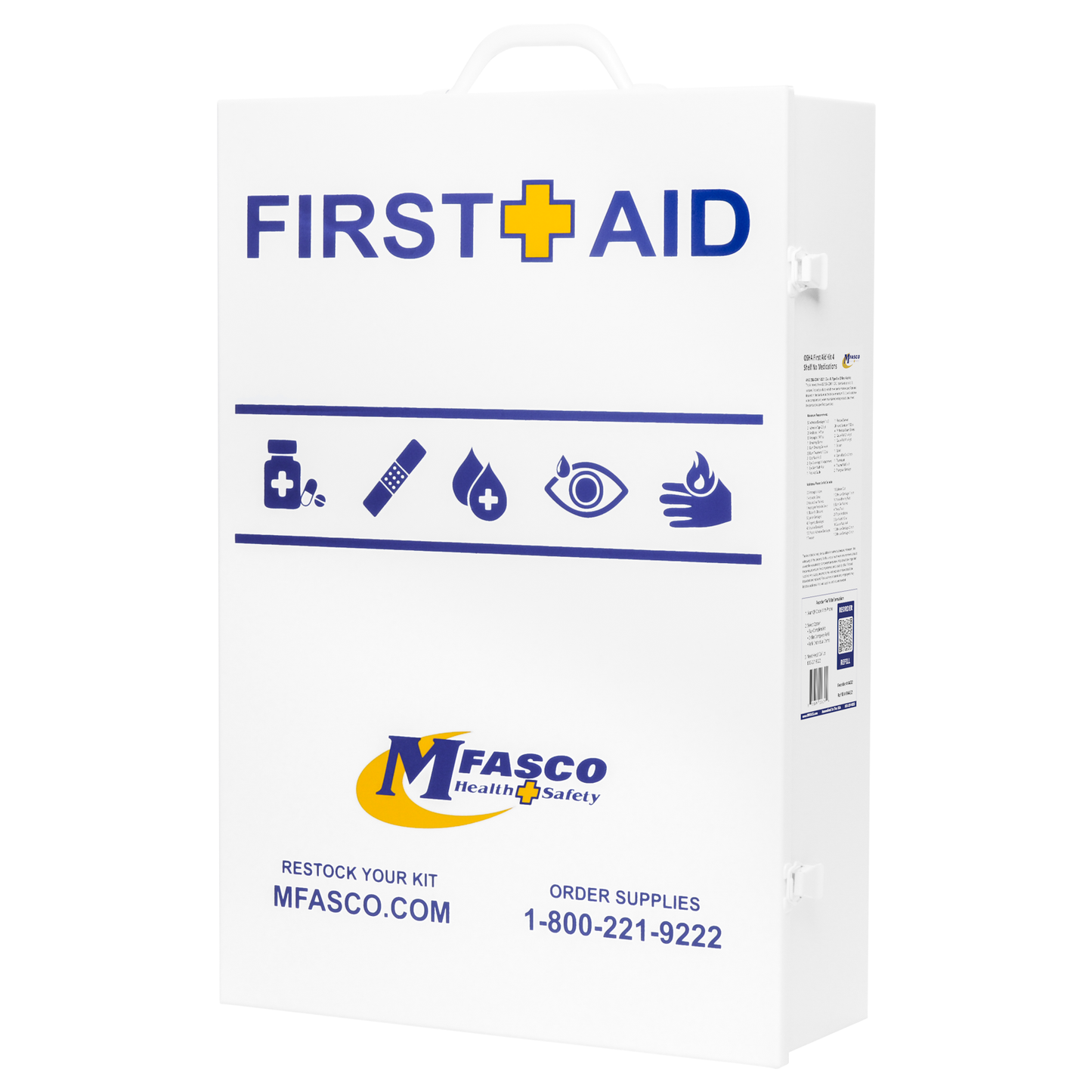 4 Shelf First Aid Kit Osha Fill W/Logo No Medications