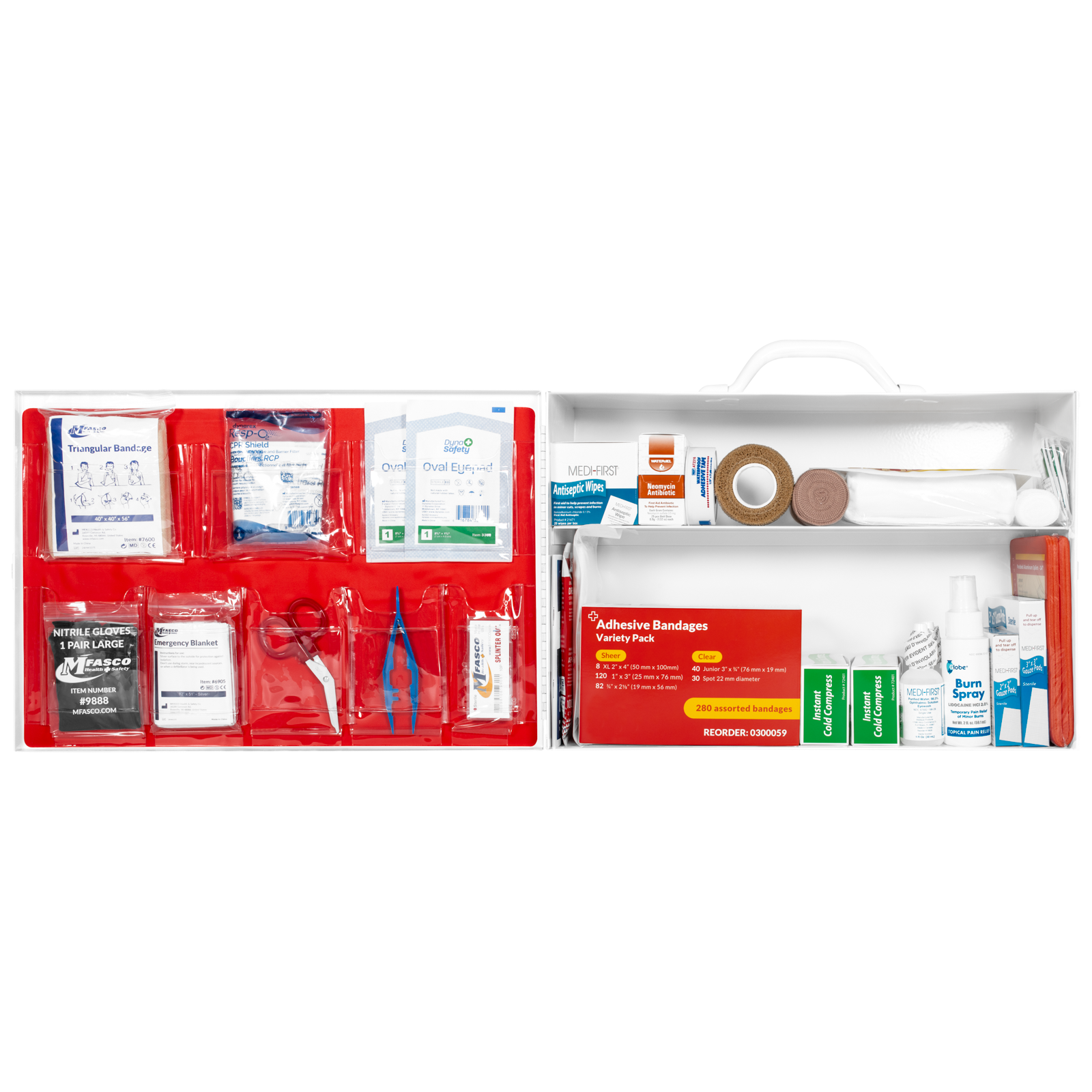 Value First Aid Kit Complete OSHA Class A 2 Shelf