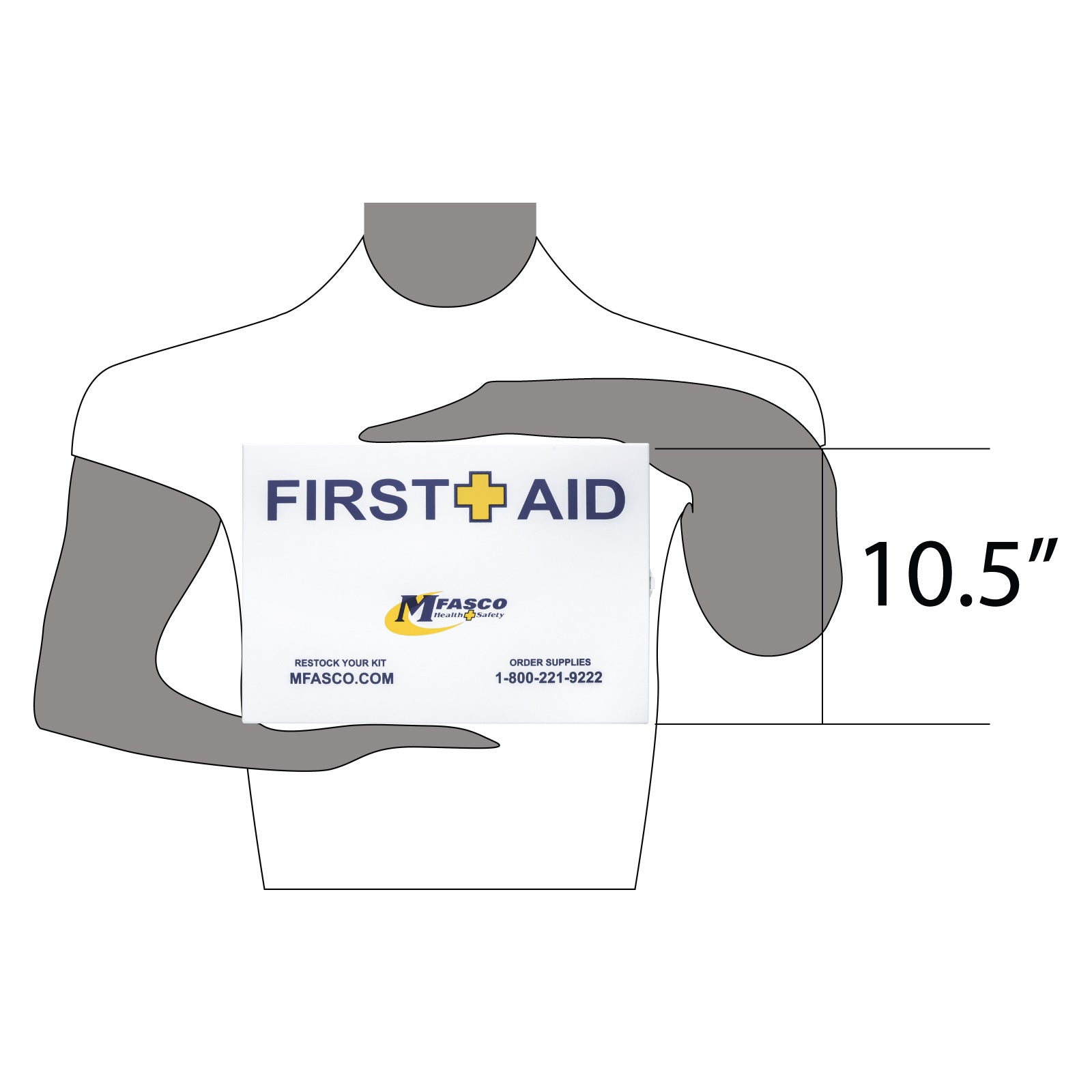 Value First Aid Kit Complete OSHA Class A 2 Shelf