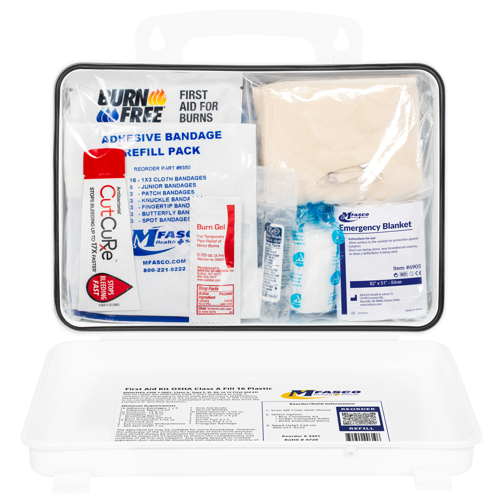 First aid Kit Plastic Class A Fill