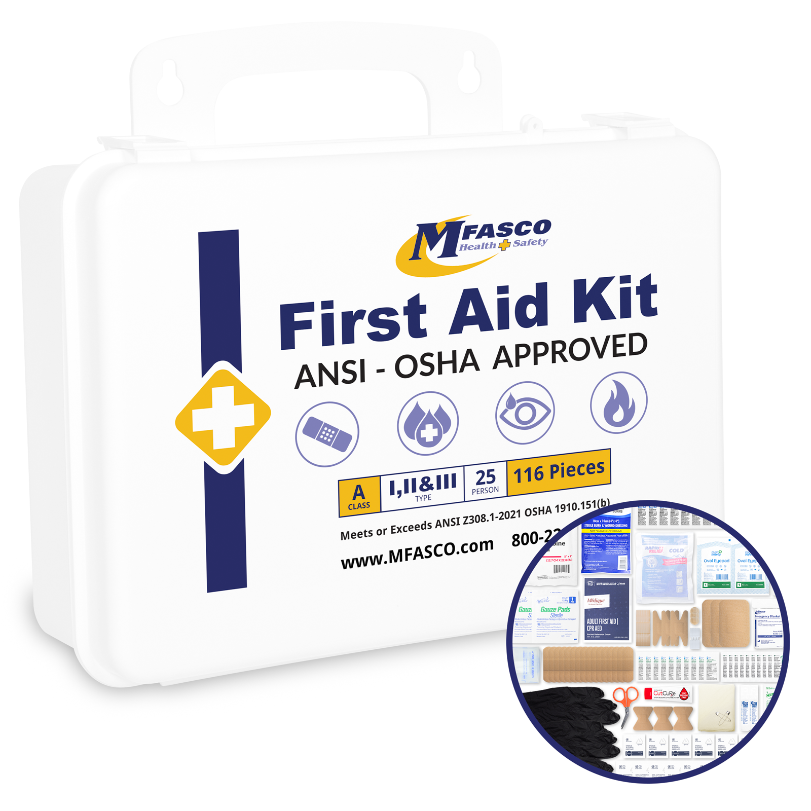 First aid Kit Plastic Class A Fill