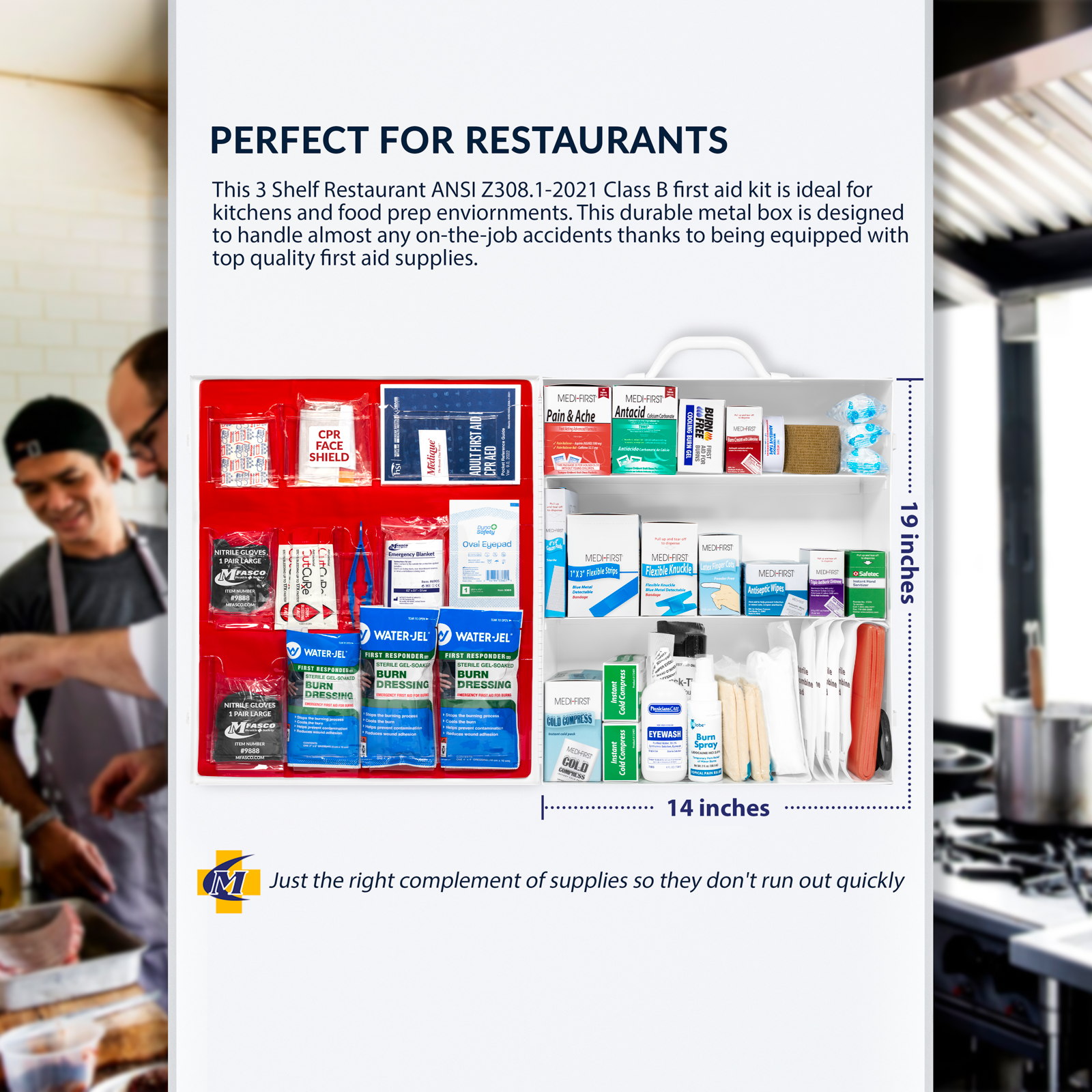 Restaurant First Aid Kit MFASCO