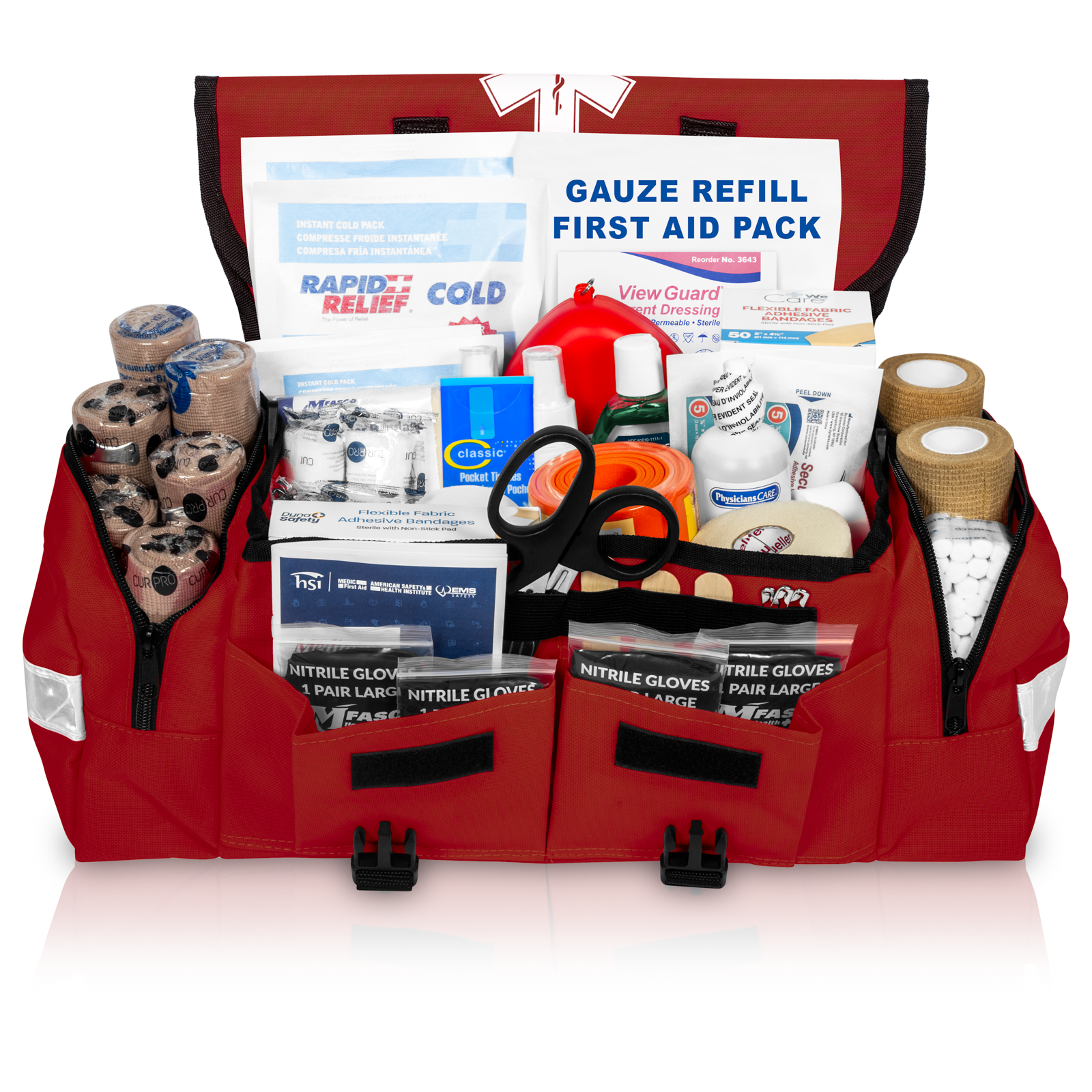 Sports First Aid Kit Indoor Play Red Bag