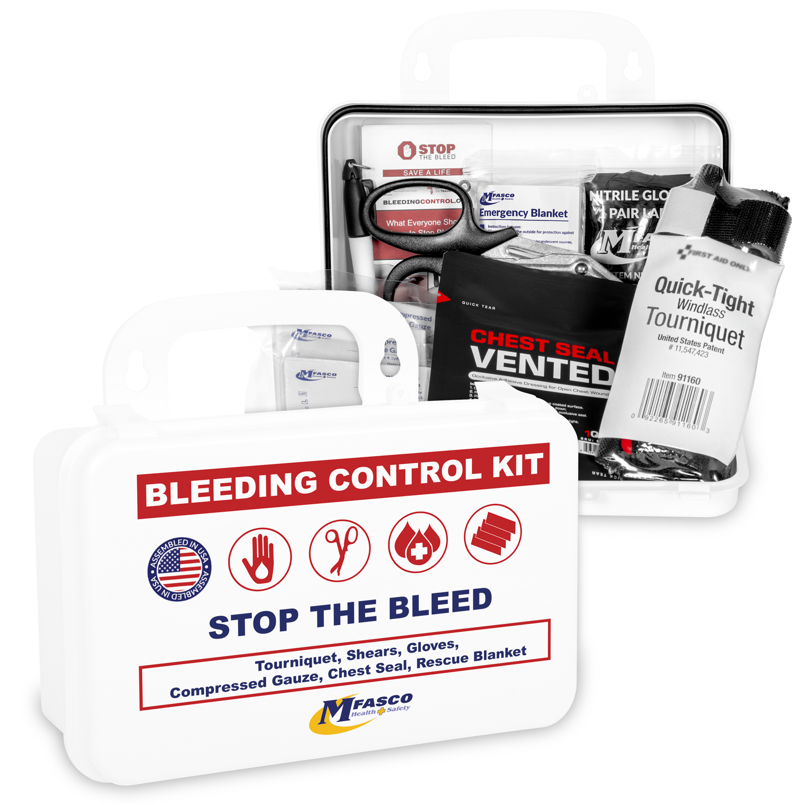 Bleeding Control Kit Plastic GCAT4 Plus | MFASCO Health & Safety Bleeding Control Kit Plastic GCAT4 Plus | MFASCO Health & Safety