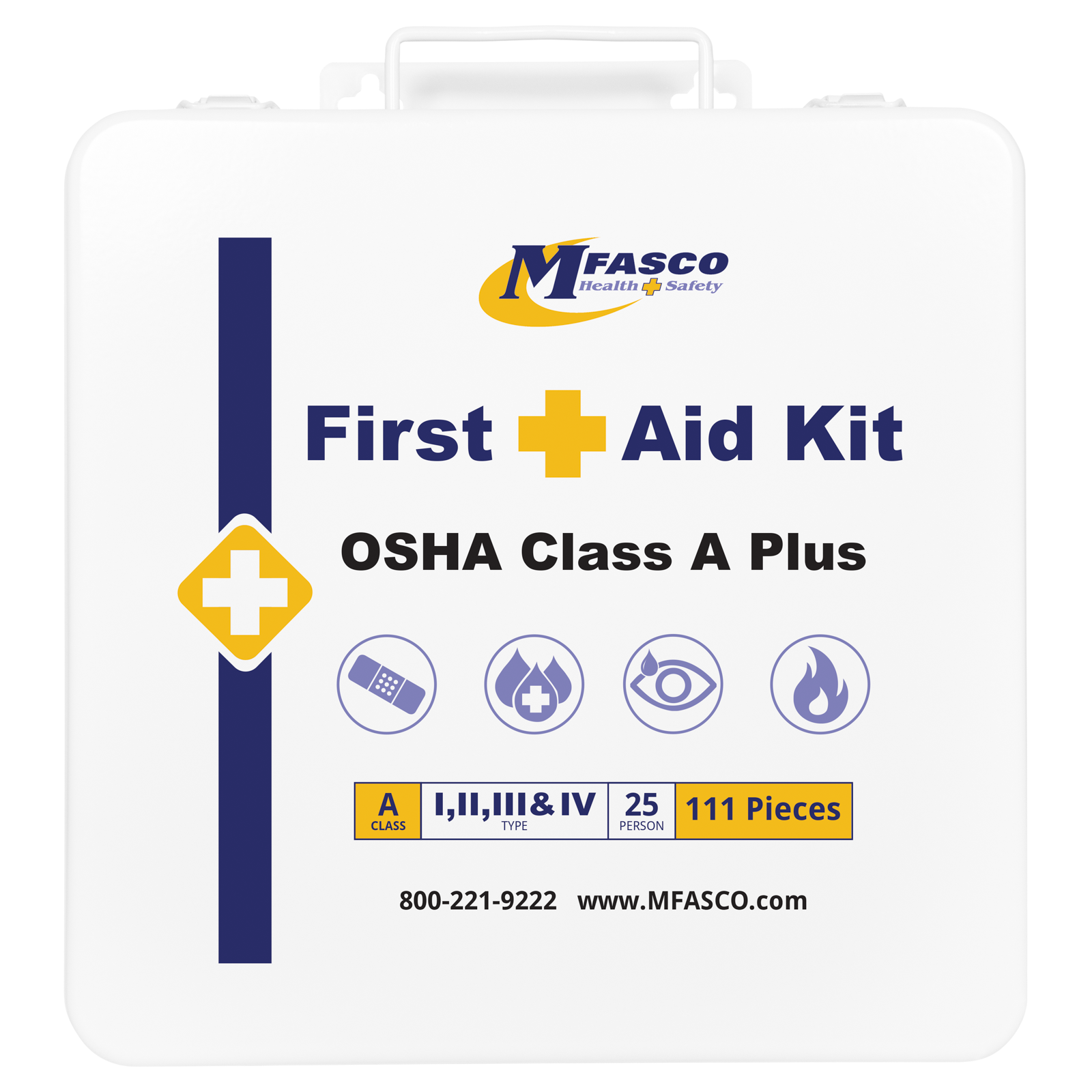 OSHA Class A Plus First Aid Kit Metal Kit #24