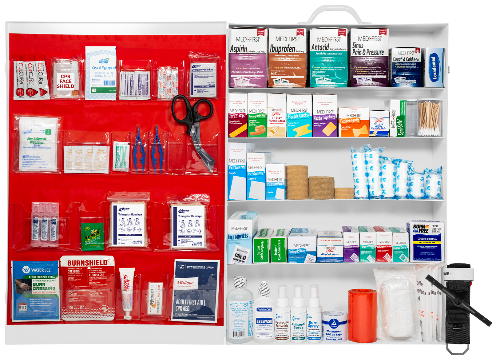 First Aid Kit 5 Shelf Deluxe OSHA Fill