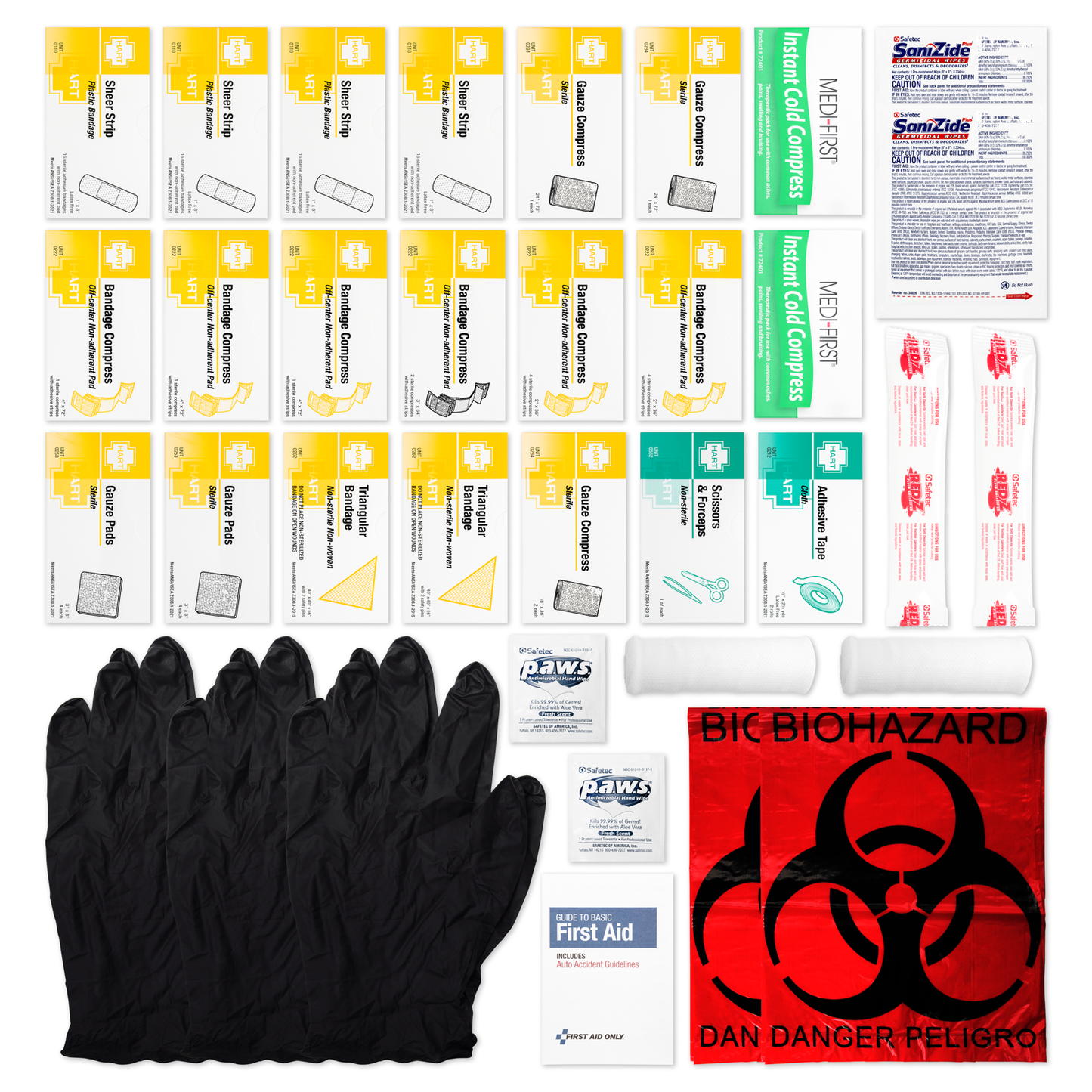 Pool First aid Kit #36 With BBP Supplies