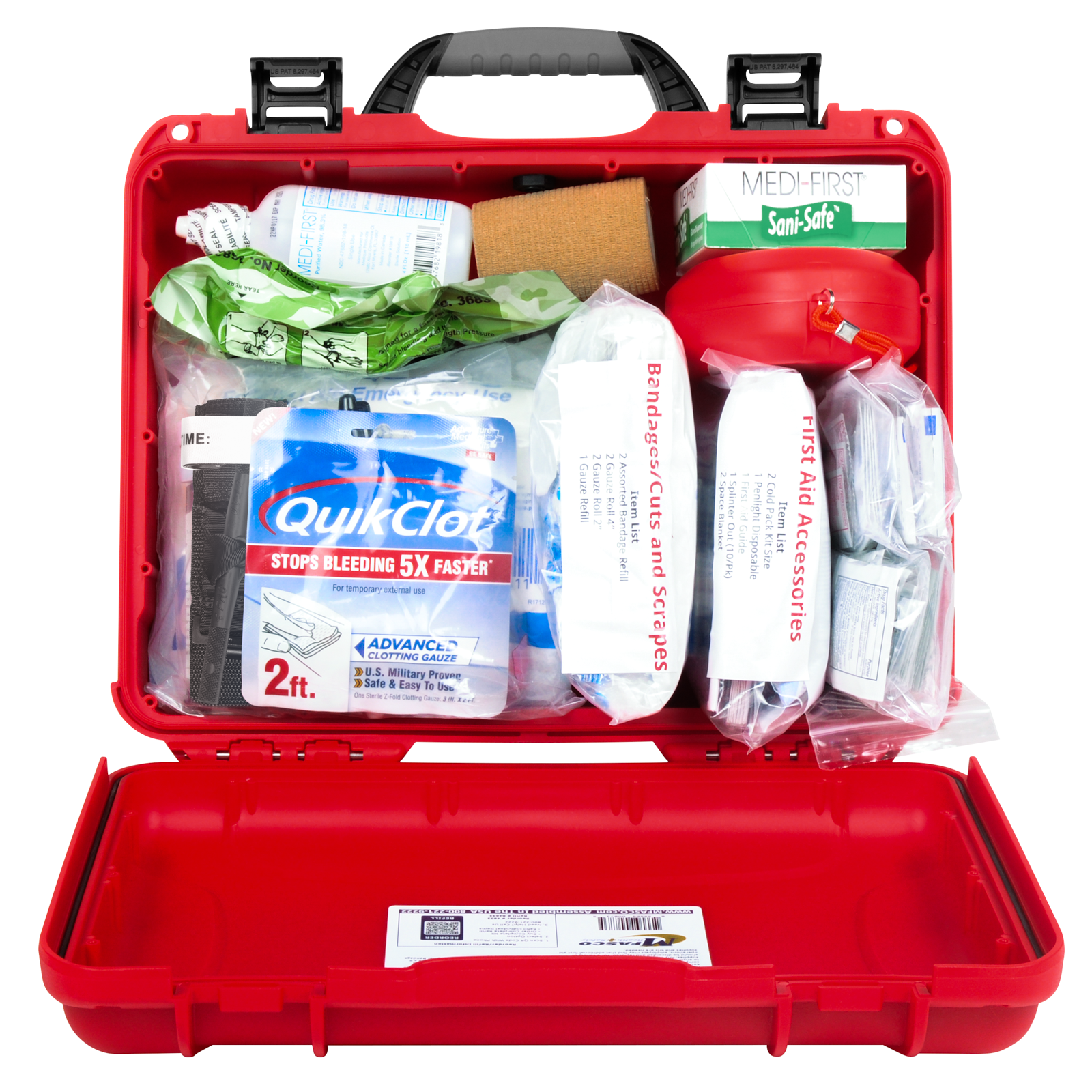 Emergency First Aid & Bleeding Waterproof Case 910