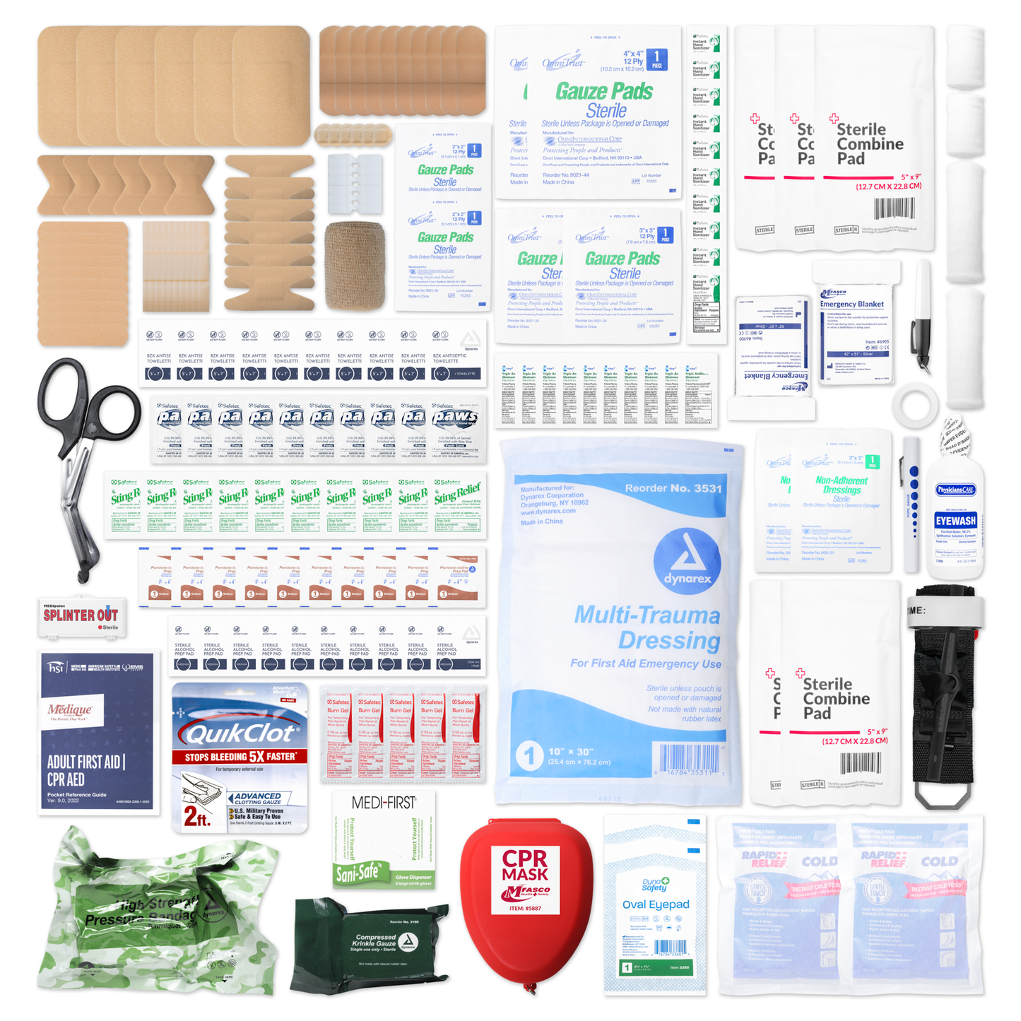 Emergency First Aid & Bleeding Waterproof Case 910