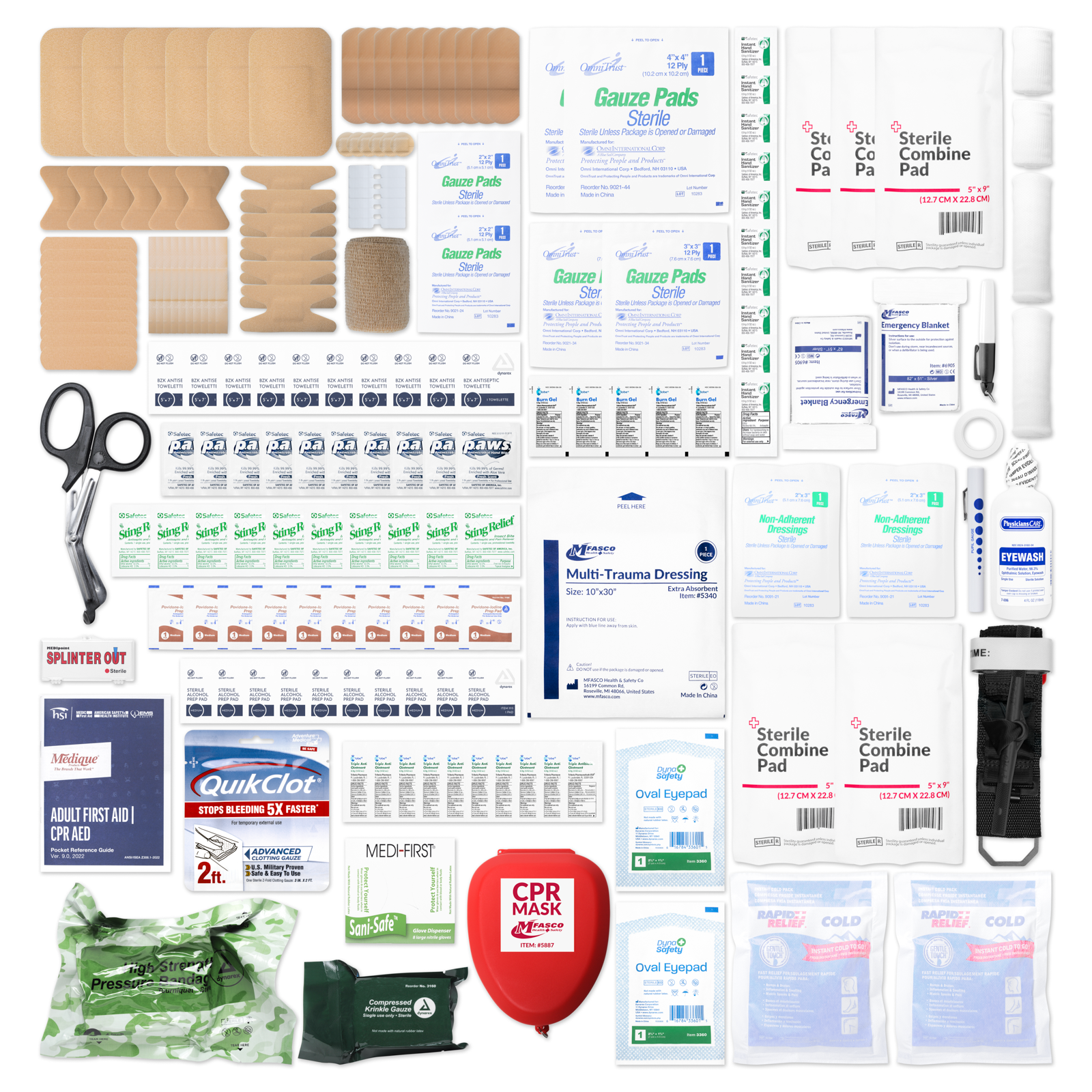 Emergency First Aid & Bleeding Waterproof Case 910