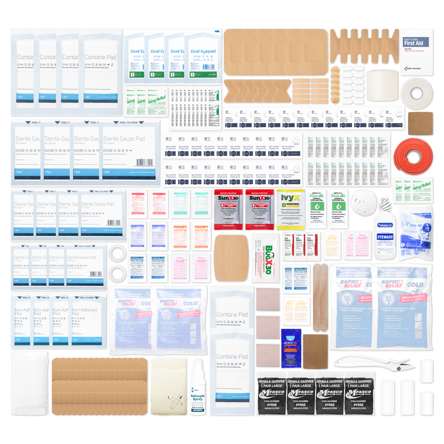 Complete First Aid Kit Refill For Sporting Programs & Team Events 290 Piece