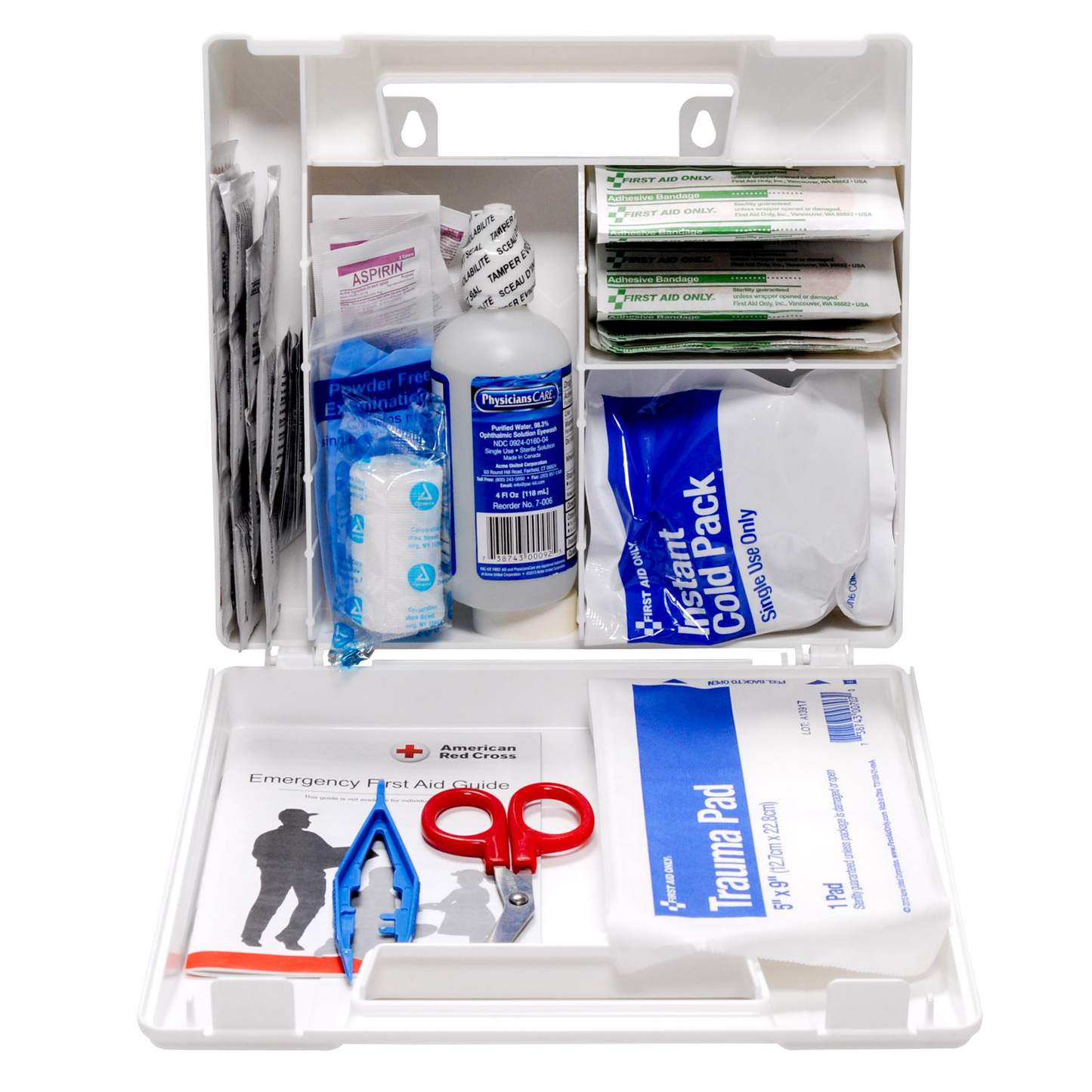 First Aid Kit FAO#223u 25 Person Plastic