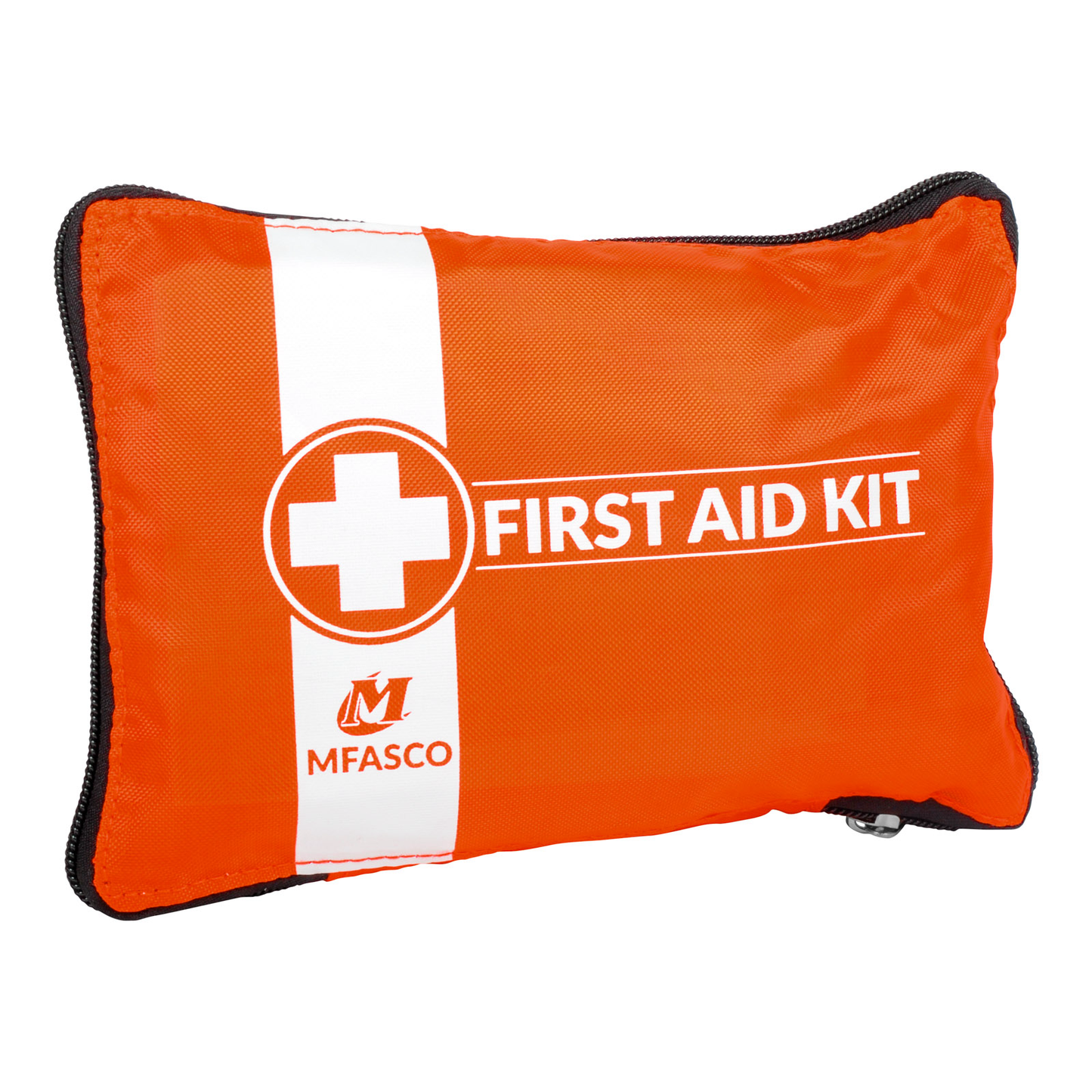 First Aid Kit Orange Zippered Pouch by MFASCO