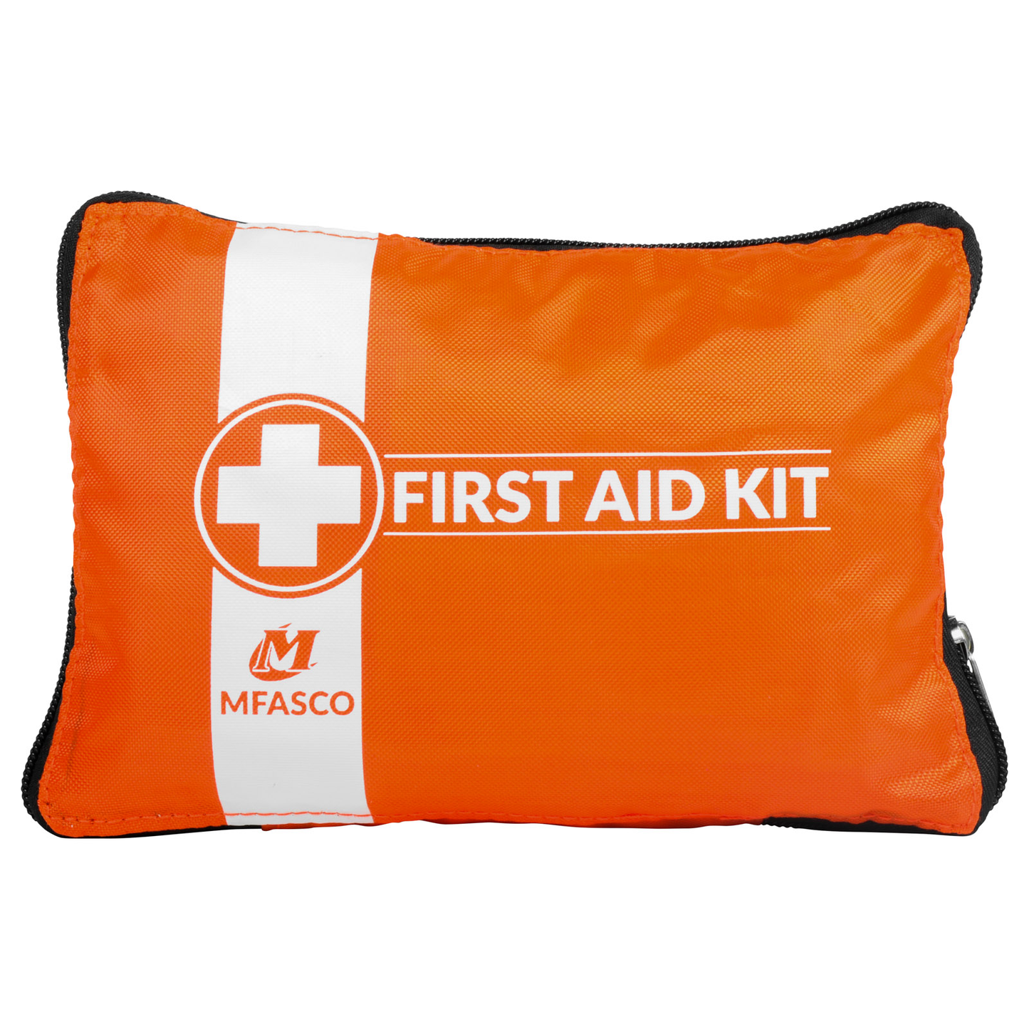 First Aid Kit Orange Zippered Pouch by MFASCO