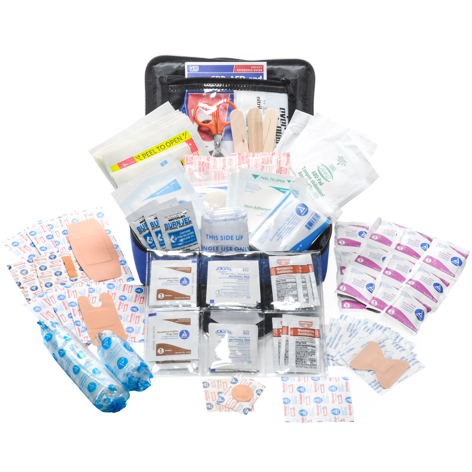 First Aid Kit Blue Bag with Handles MFASCO