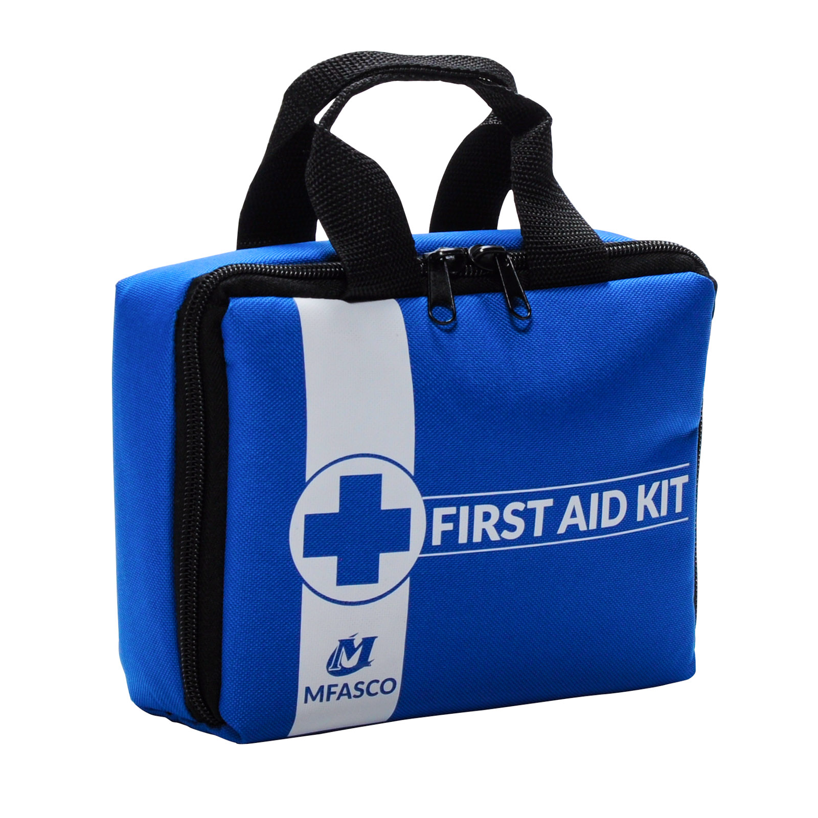 First Aid Kit Blue Bag with Handles MFASCO