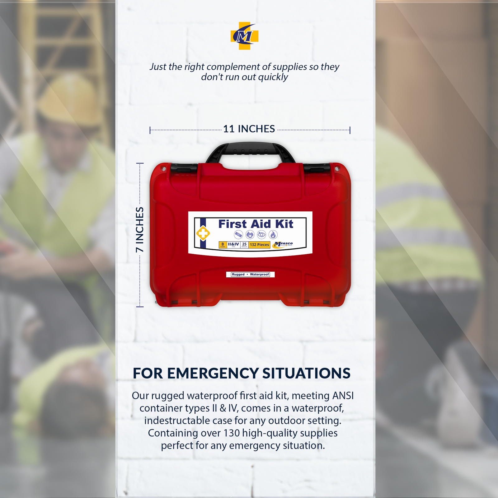 Osha Class B Kit Waterproof Rugged Case