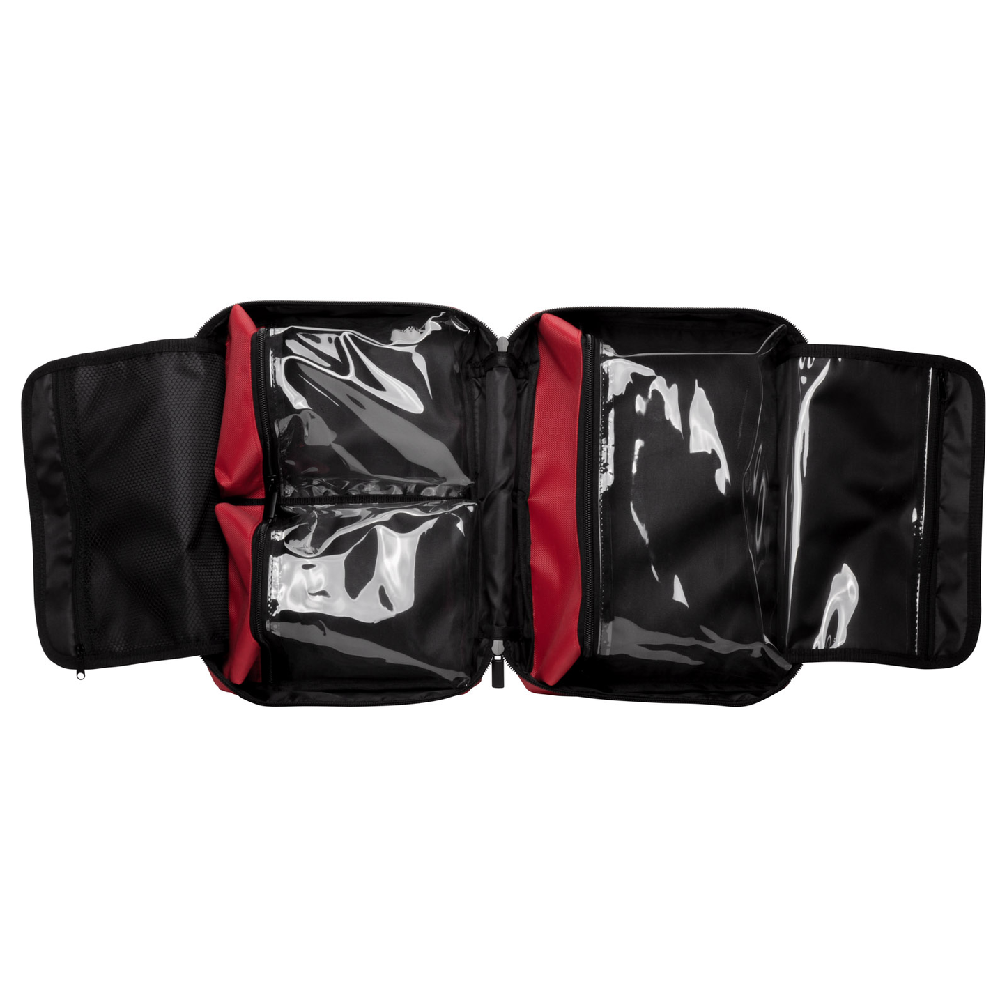Empty Red First Aid Kit Tote W/Handles