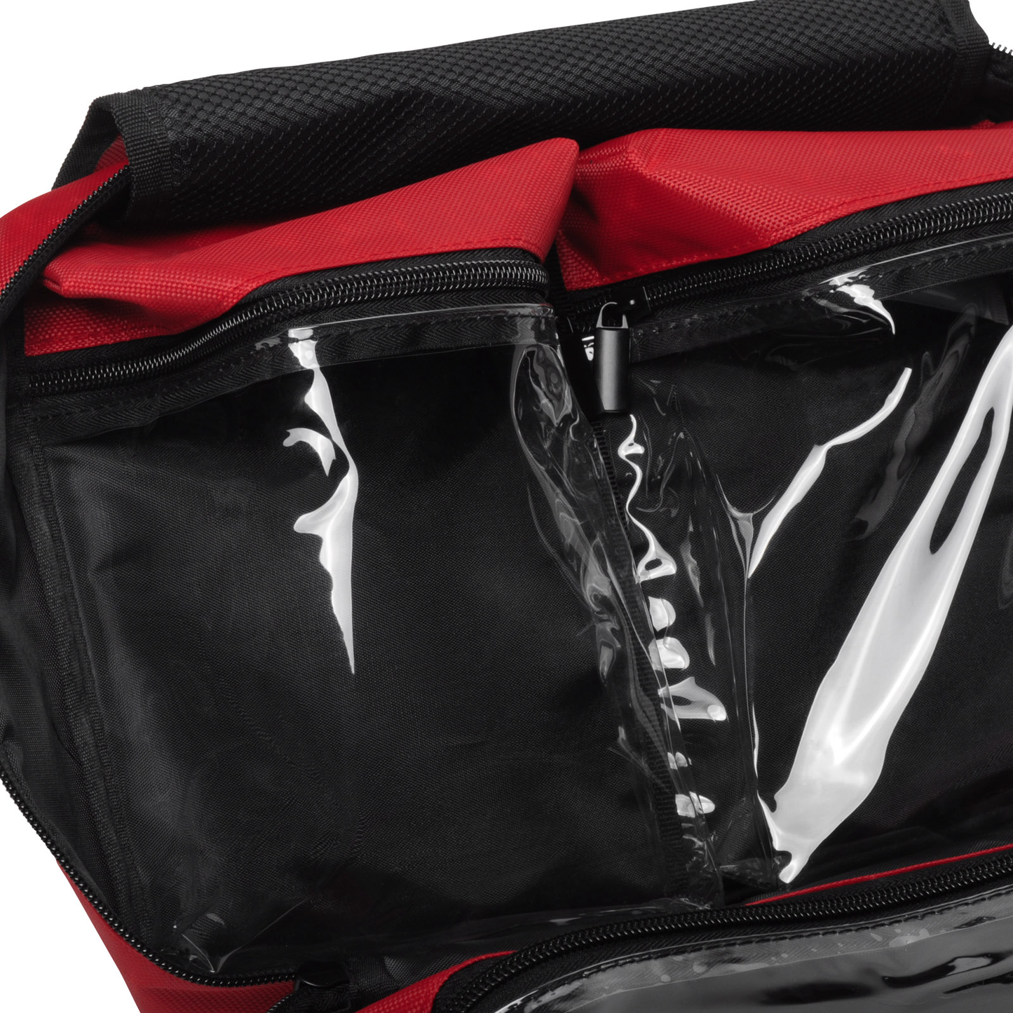 Empty Red First Aid Kit Tote W/Handles