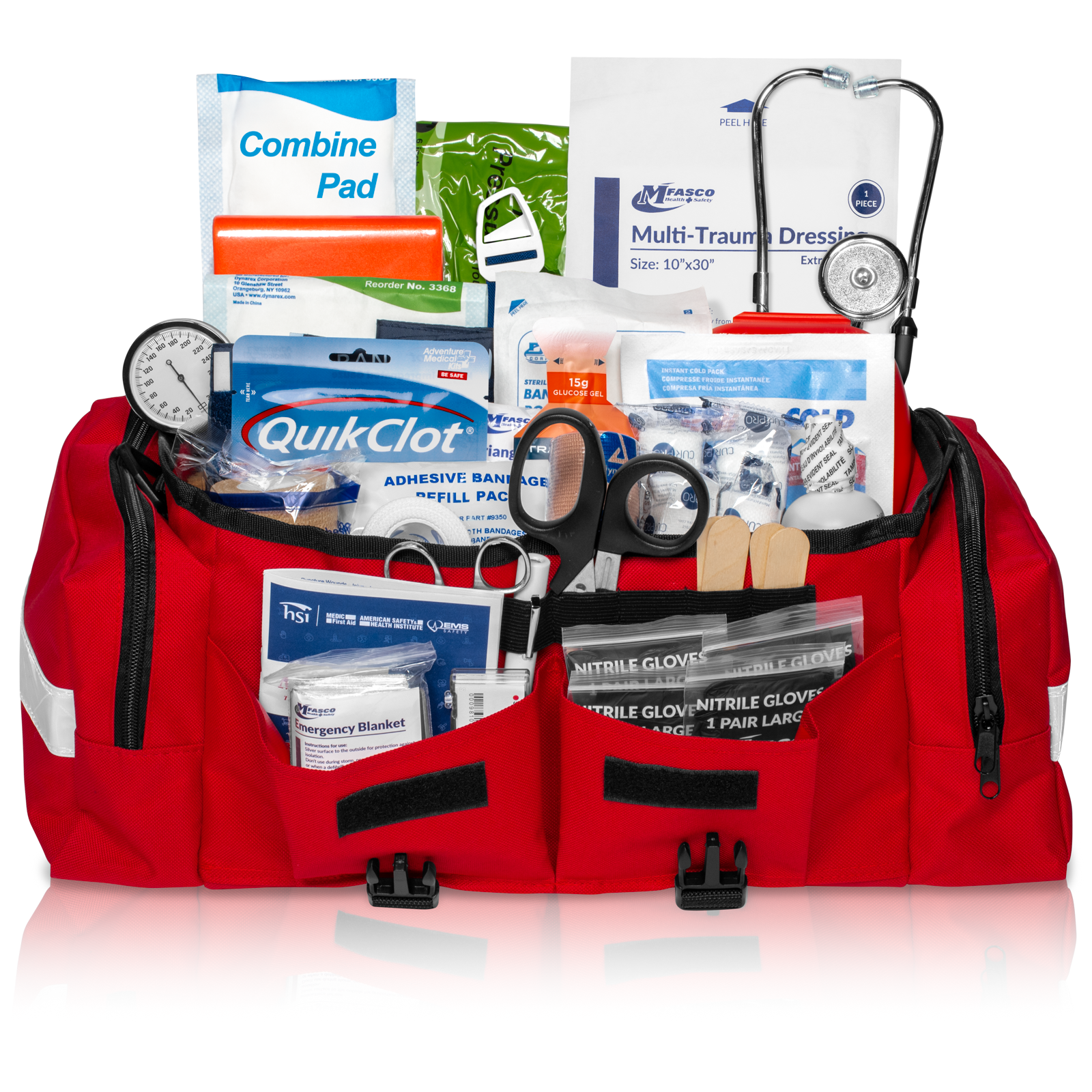 Emergency Medical Kit Bag | 160 Pieces | MFASCO Health & Safety