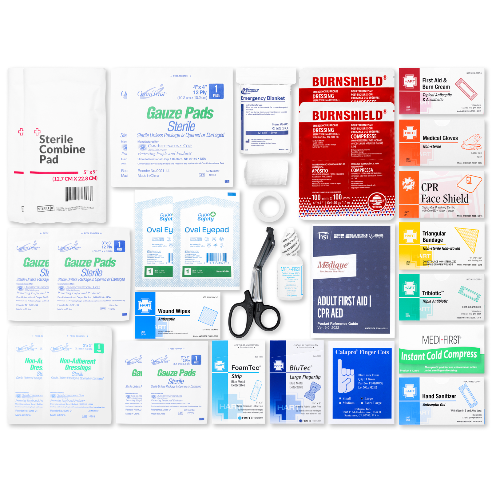 Restaurant OSHA Class A Plus Metal First Aid Kit