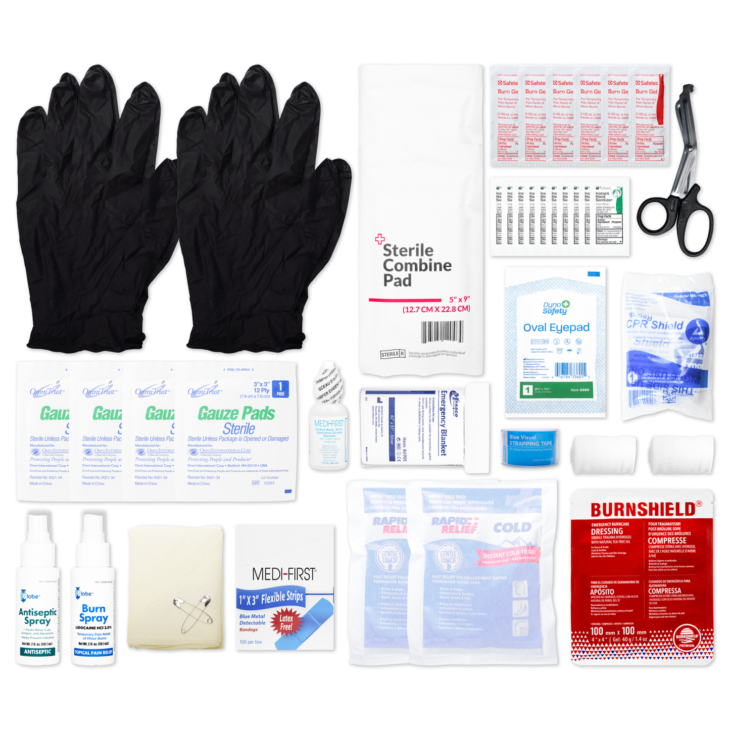 Restaurant First Aid Kit Plastic Class A