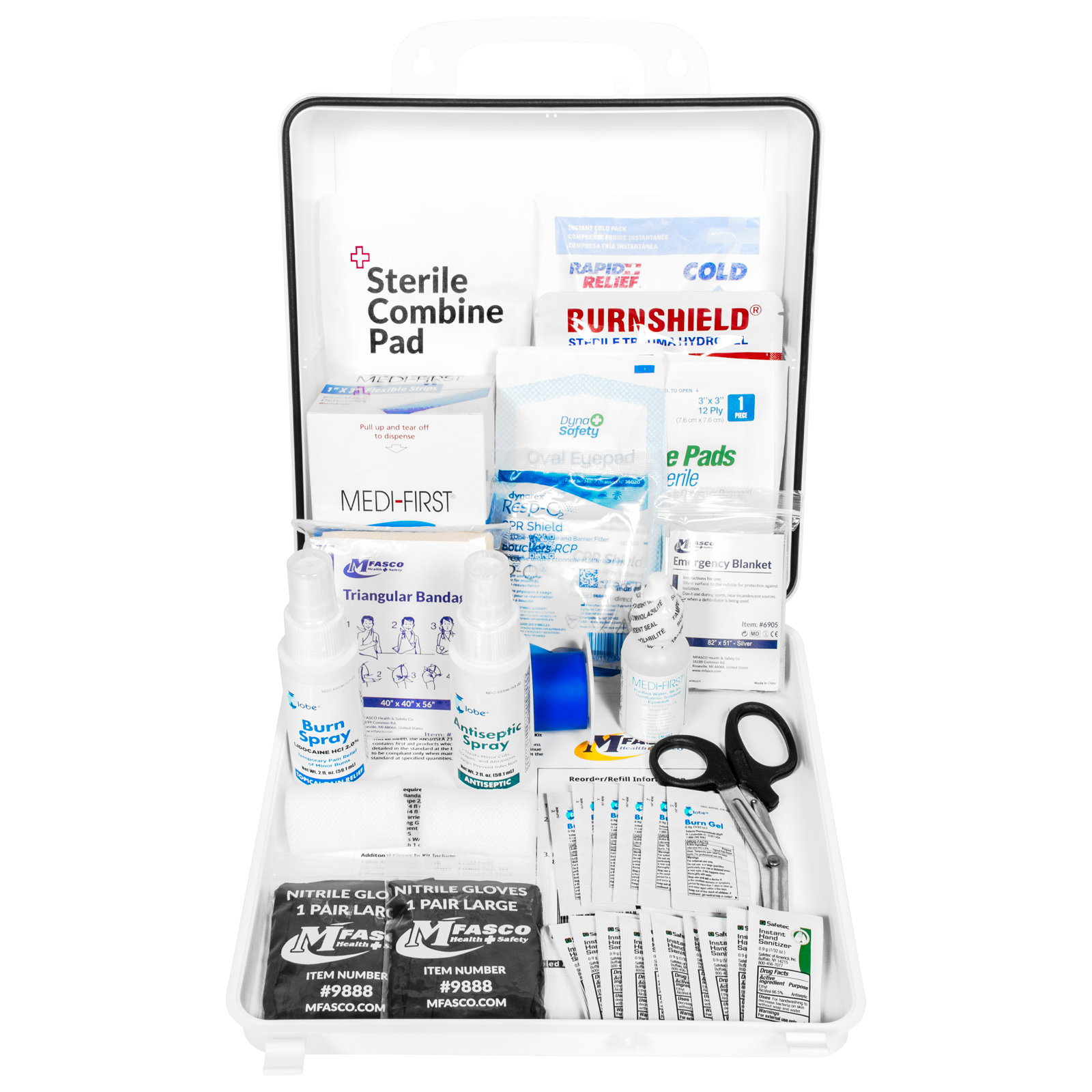 Restaurant First Aid Kit Plastic Class A