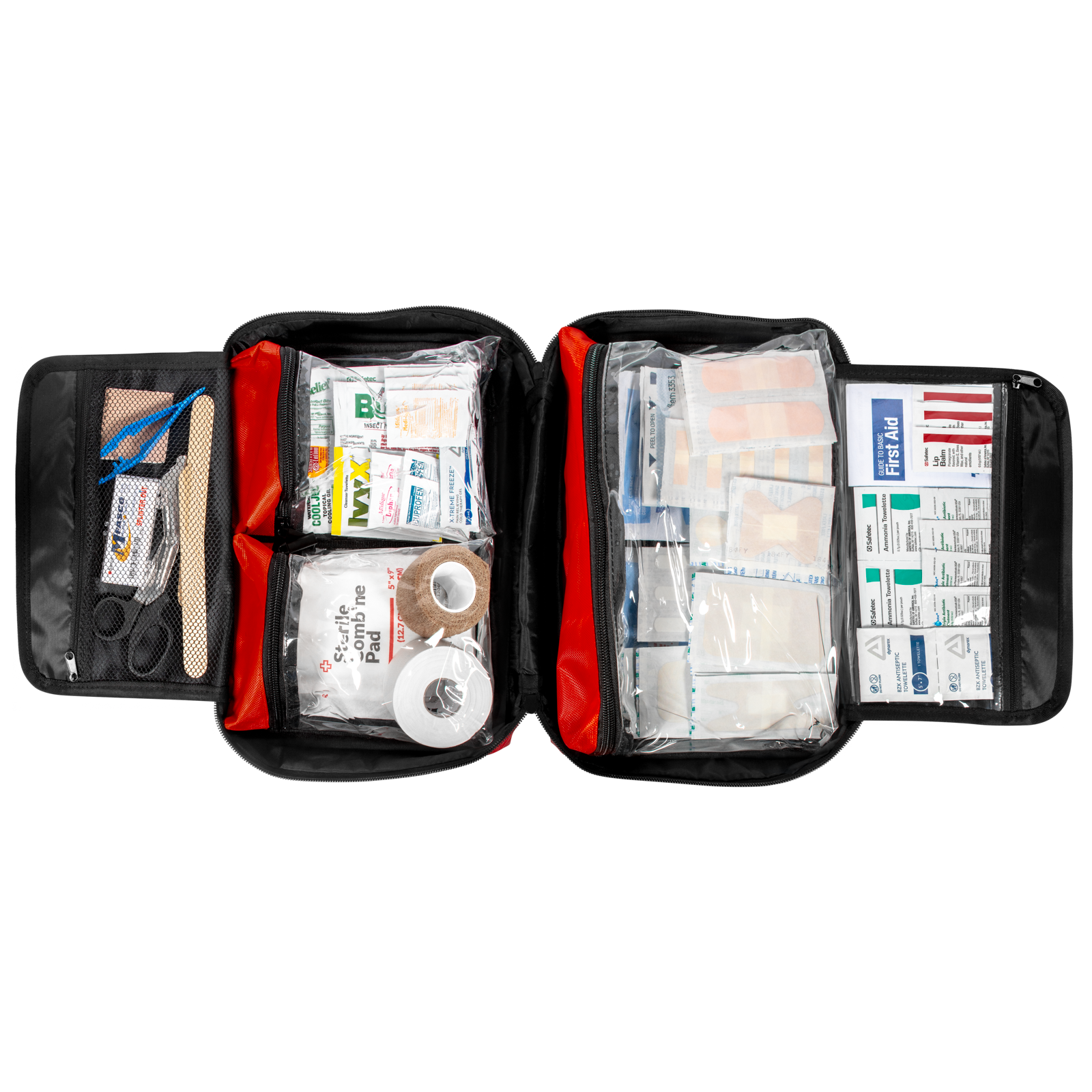 Firstaid Kit Sports/Outdoor Fill Medium Red Bag