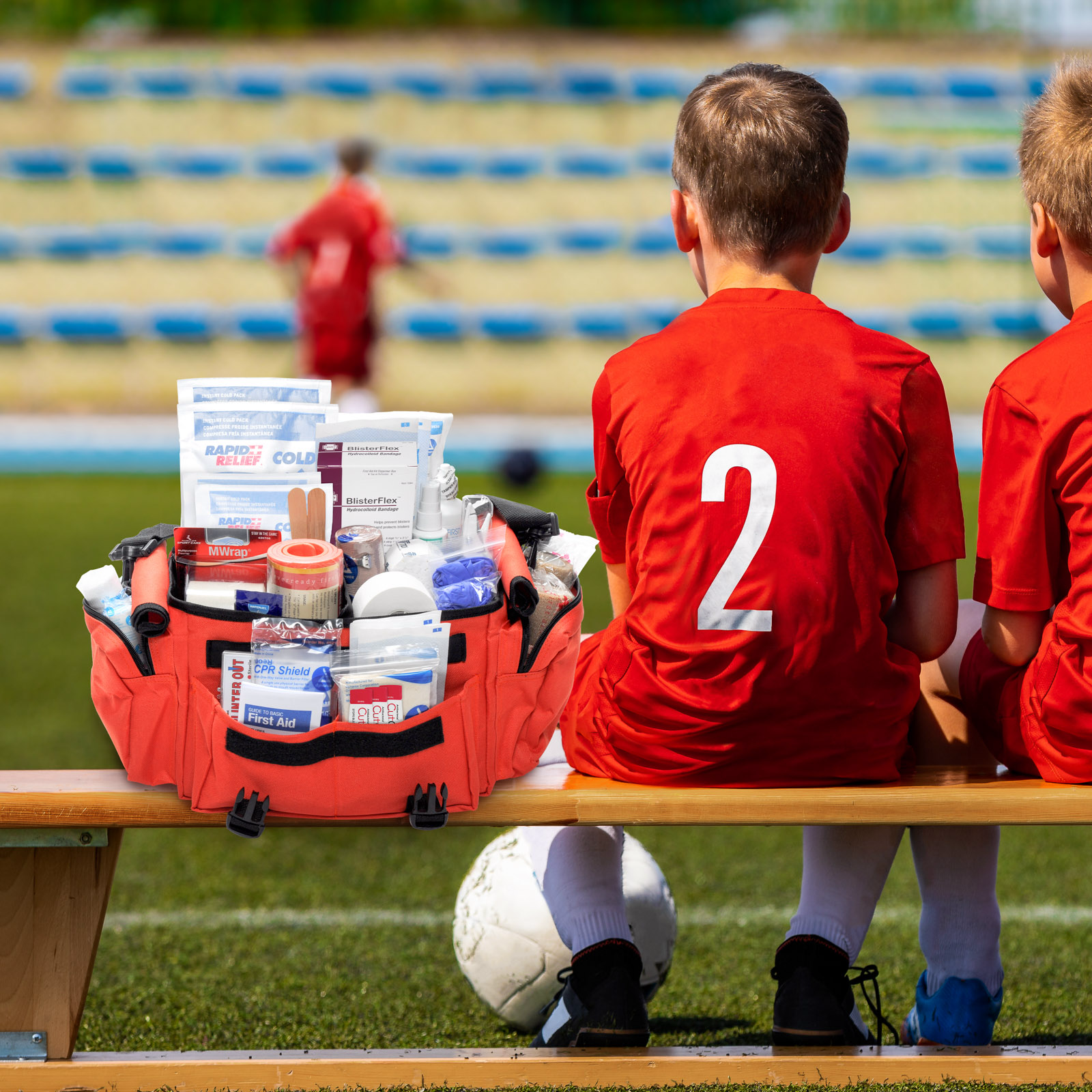 Firstaid kit Sports Fill Orange Bag Complete
