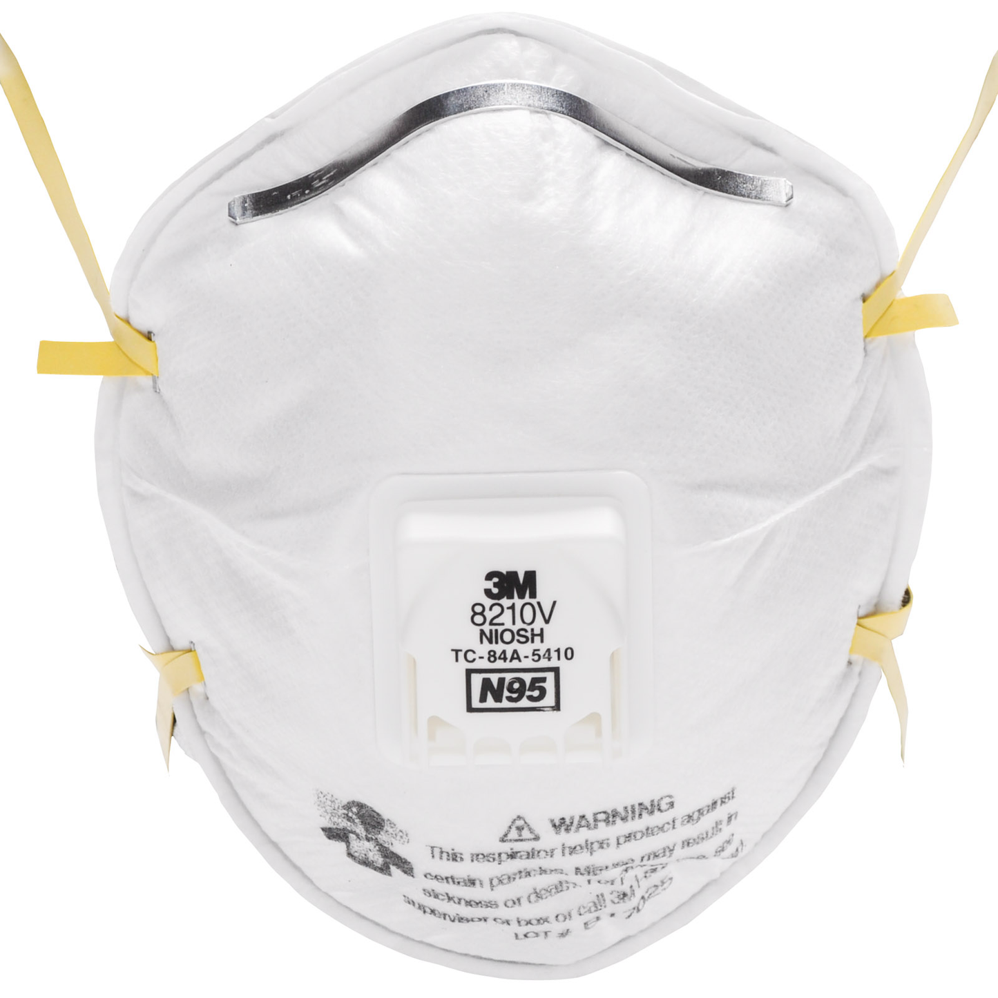 3M 8210V Valved Respirator Mask 10/box