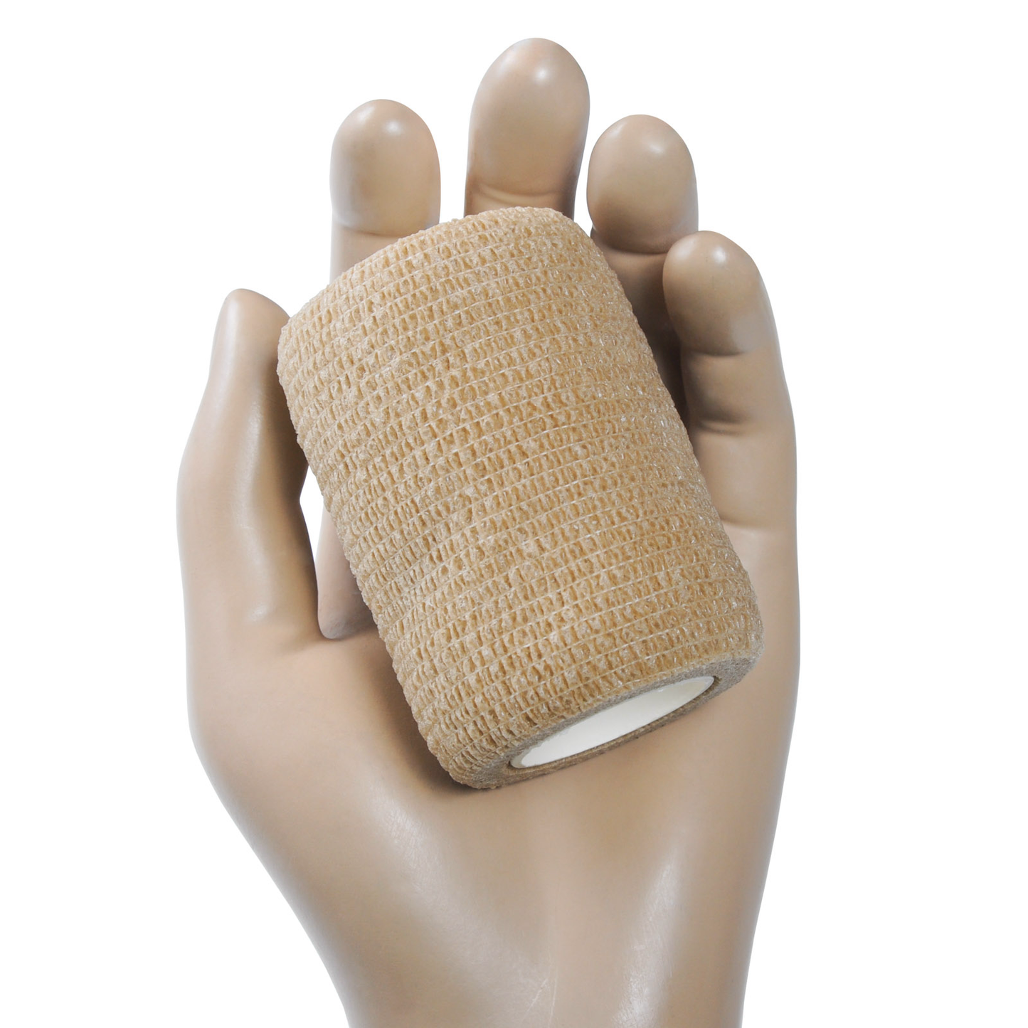 Cohesive Bandage Roll Tan Each
