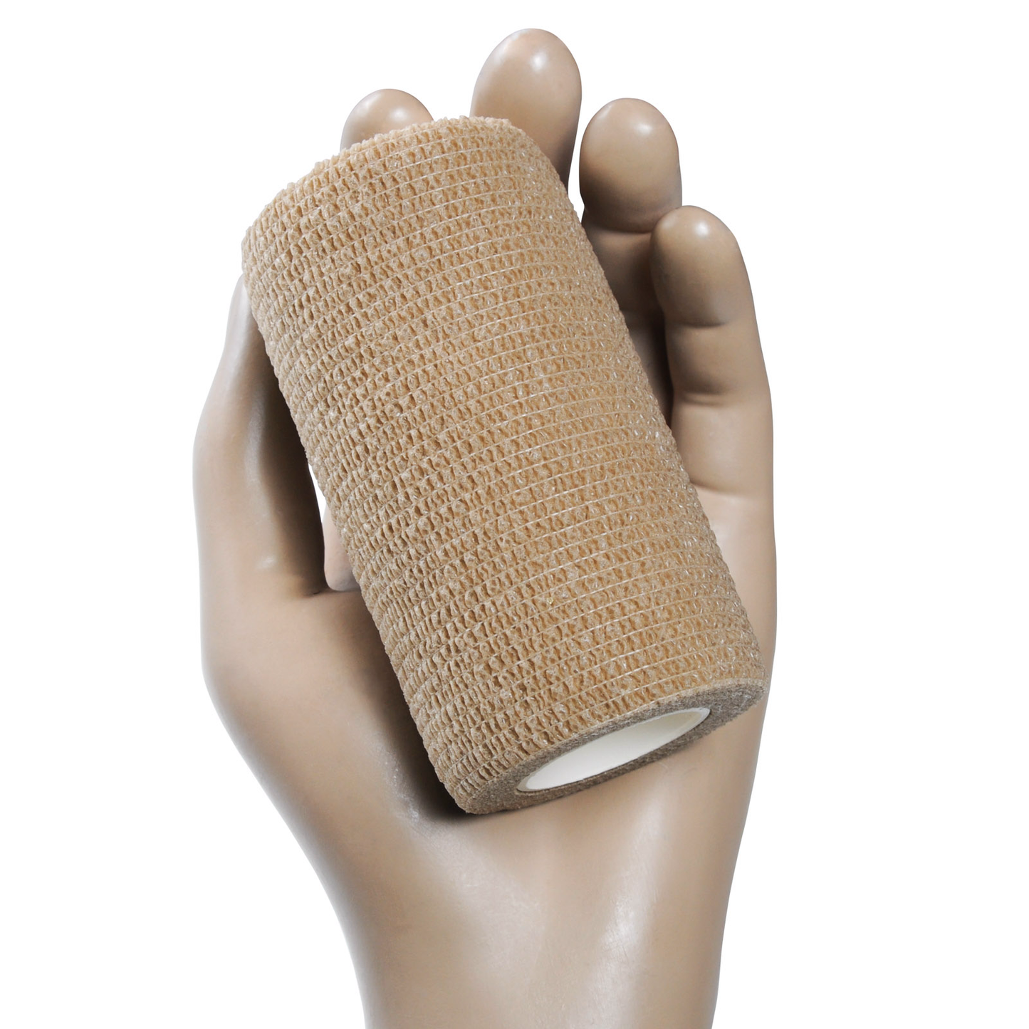 Cohesive Bandage Roll Tan Each
