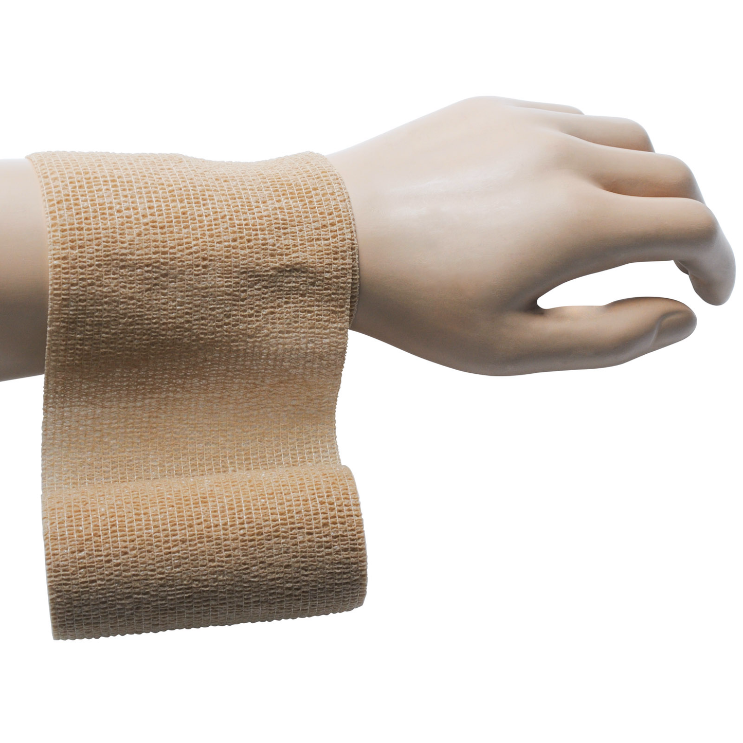 Cohesive Bandage Roll Tan Each