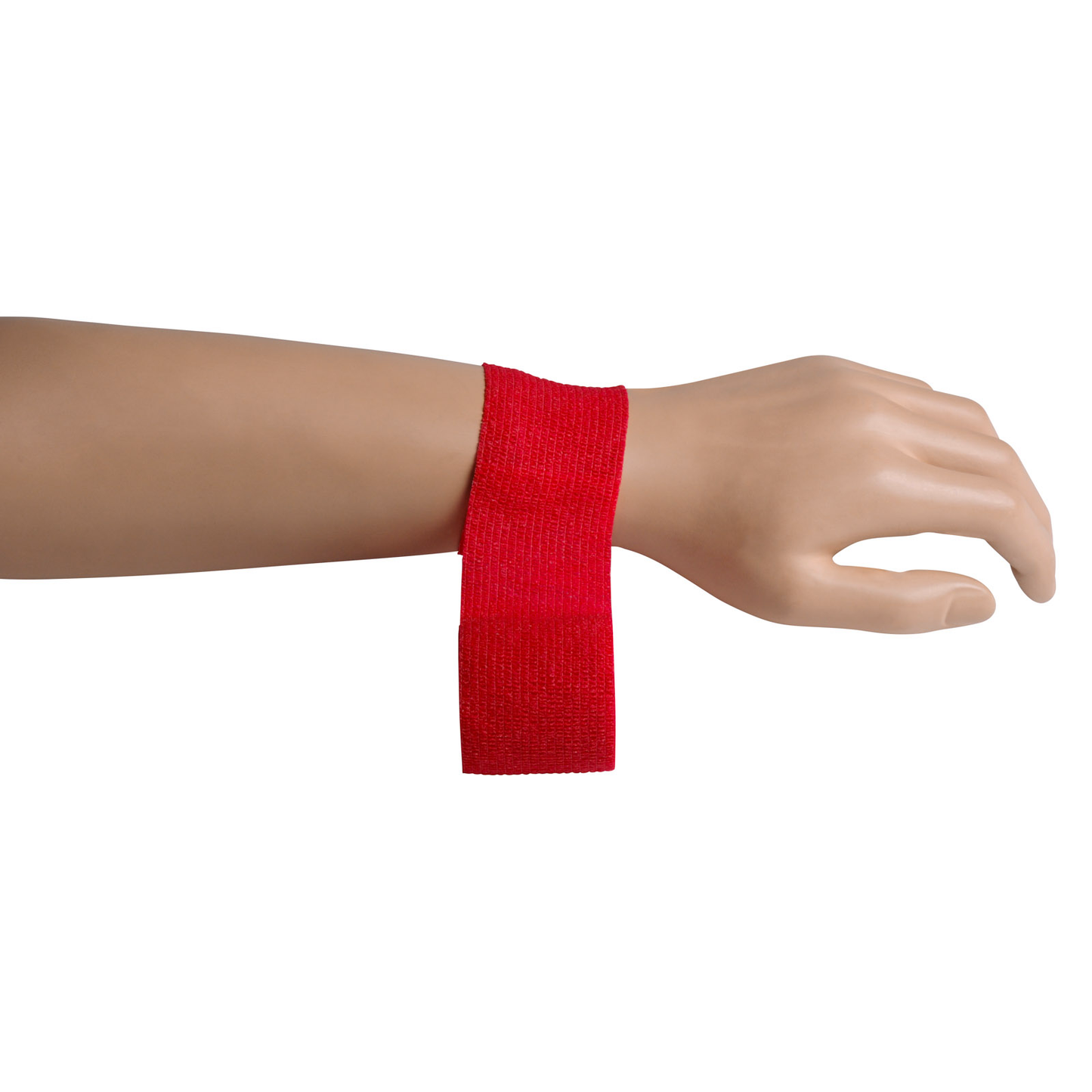 Cohesive Bandage Roll Red 2" Each