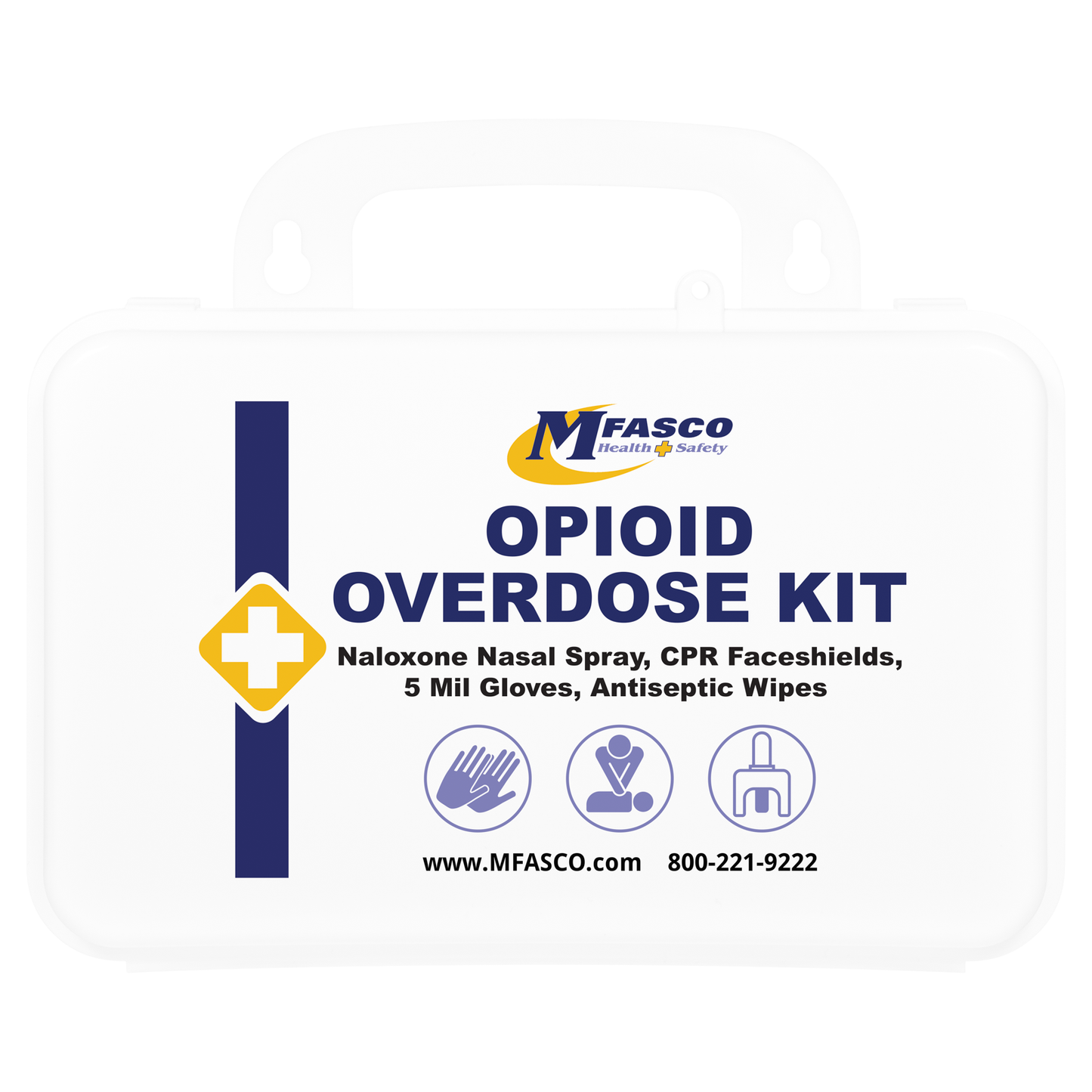 Opioid Overdose Kit Standard Plastic Case