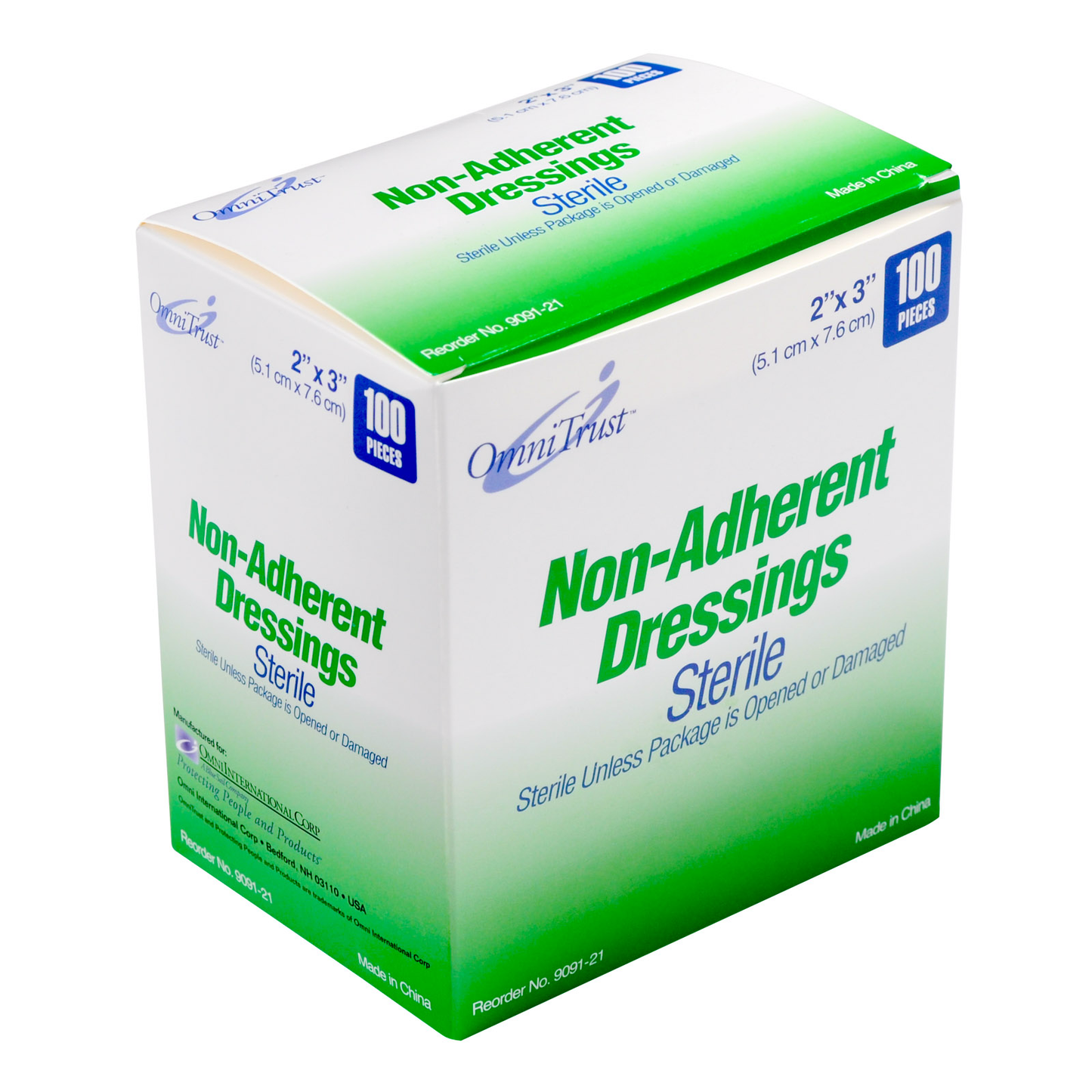 Gauze Pads Non Adhering 100/box