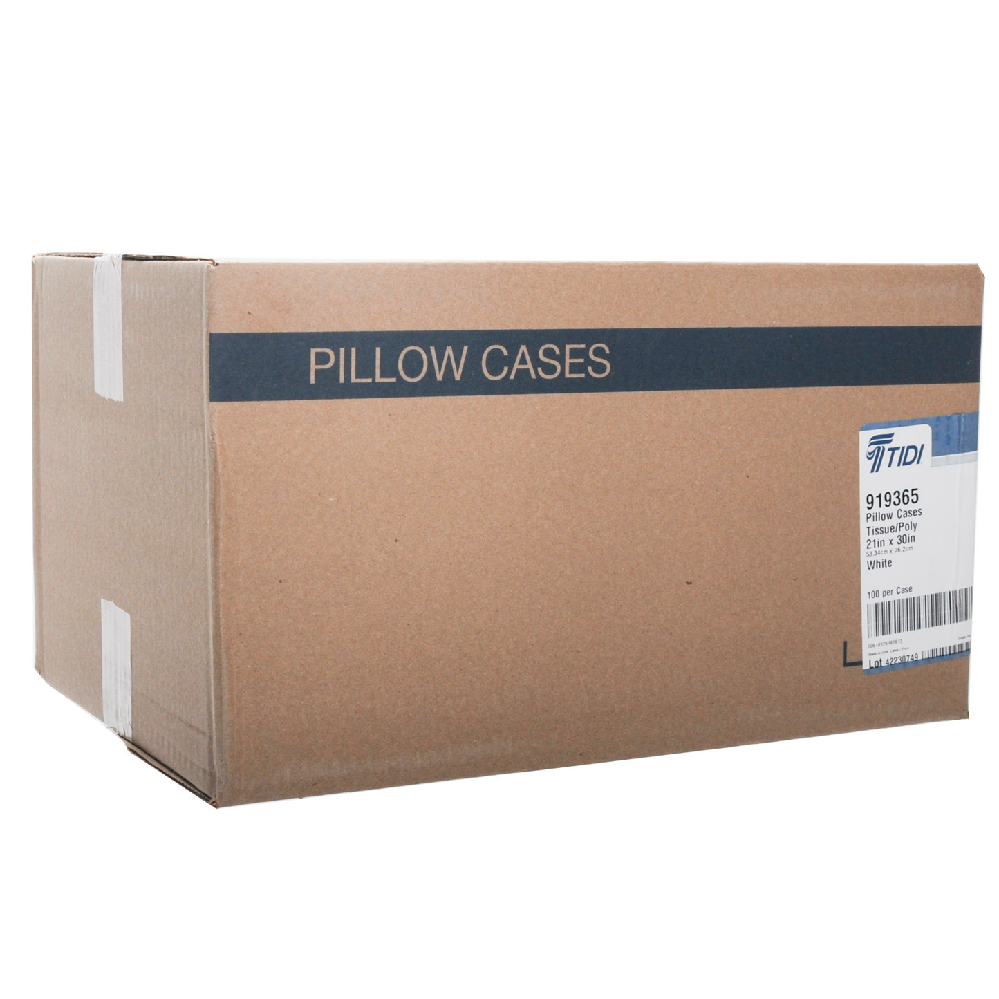Poly & Tissue  Pillow Cases 21'' X 30'' 100/case