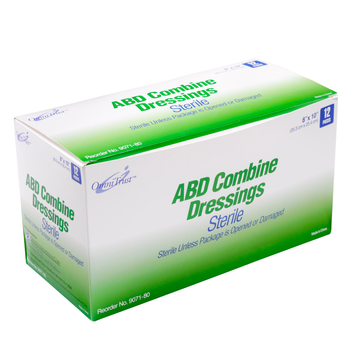 Omni ADB Combine Pads 8x10 (12/Bx)