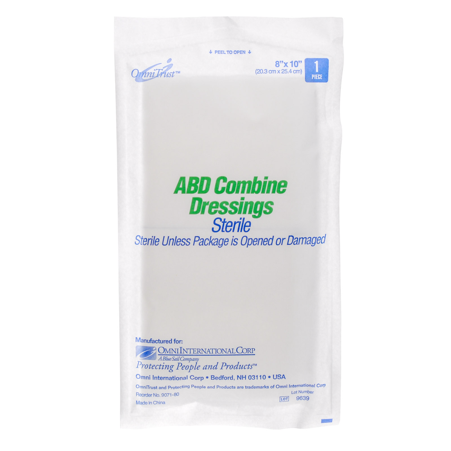 Omni ADB Combine Pads 8x10 (12/Bx)