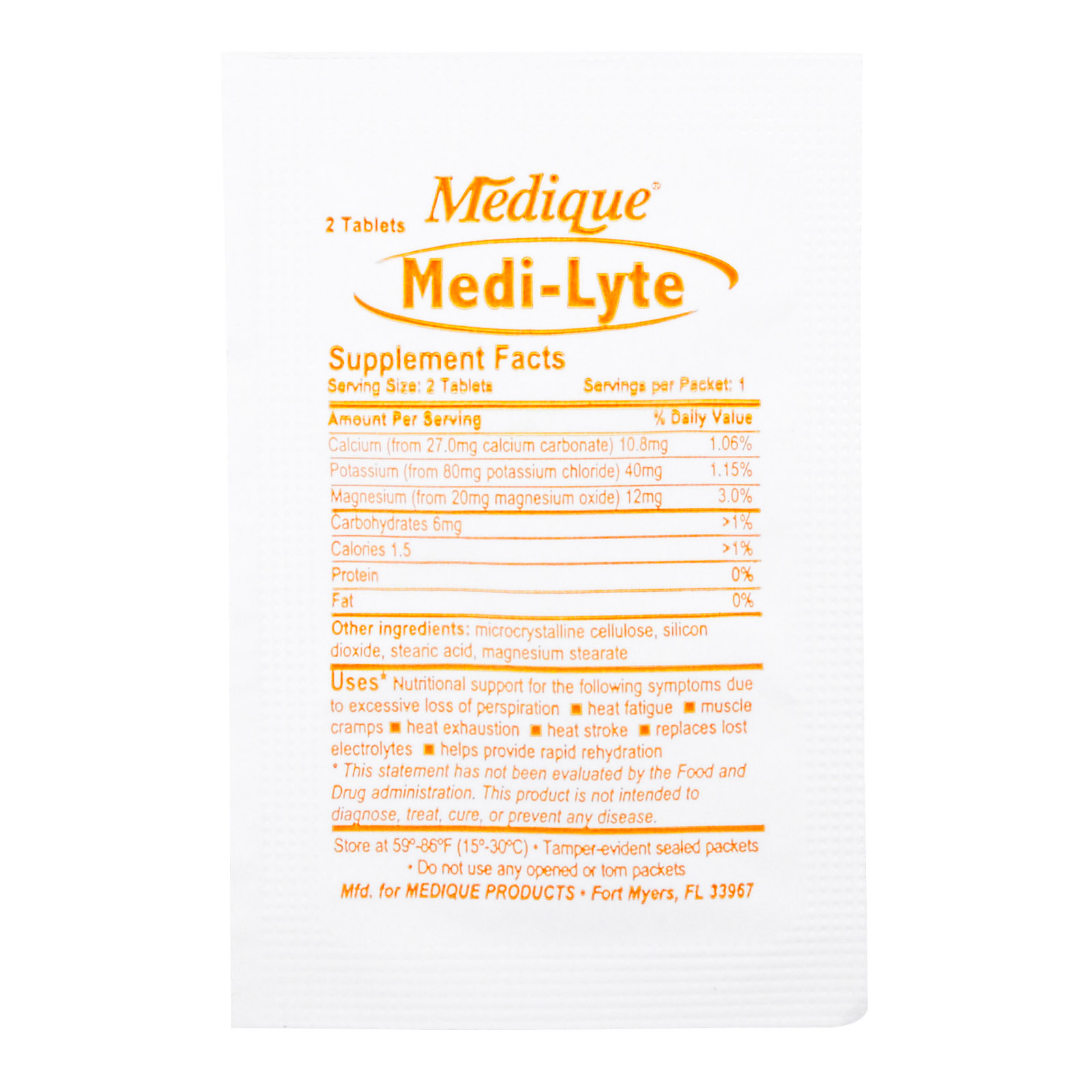 Medi Lyte Electrolyte Replacement Packets 250 X 2