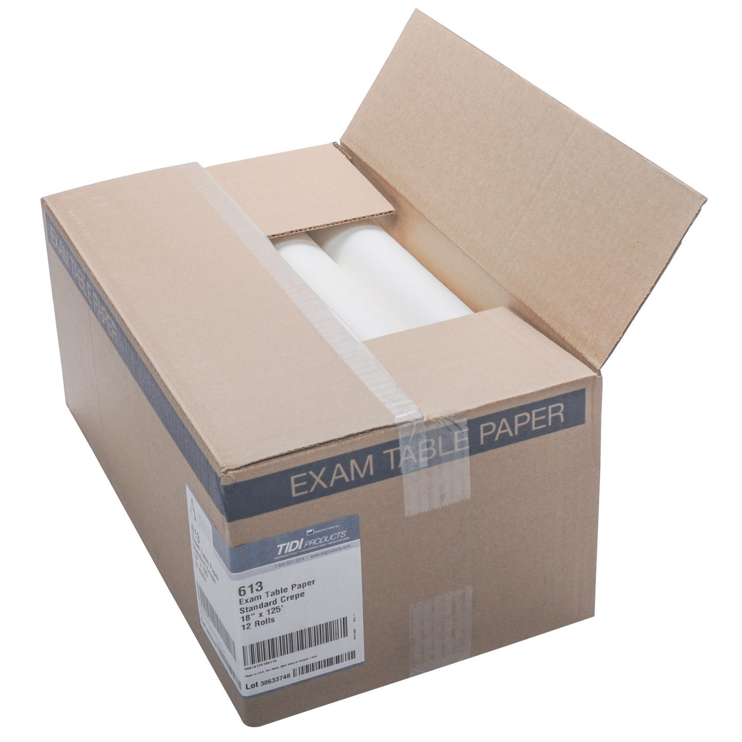 Exam Table Paper Creped 18'' 12/case