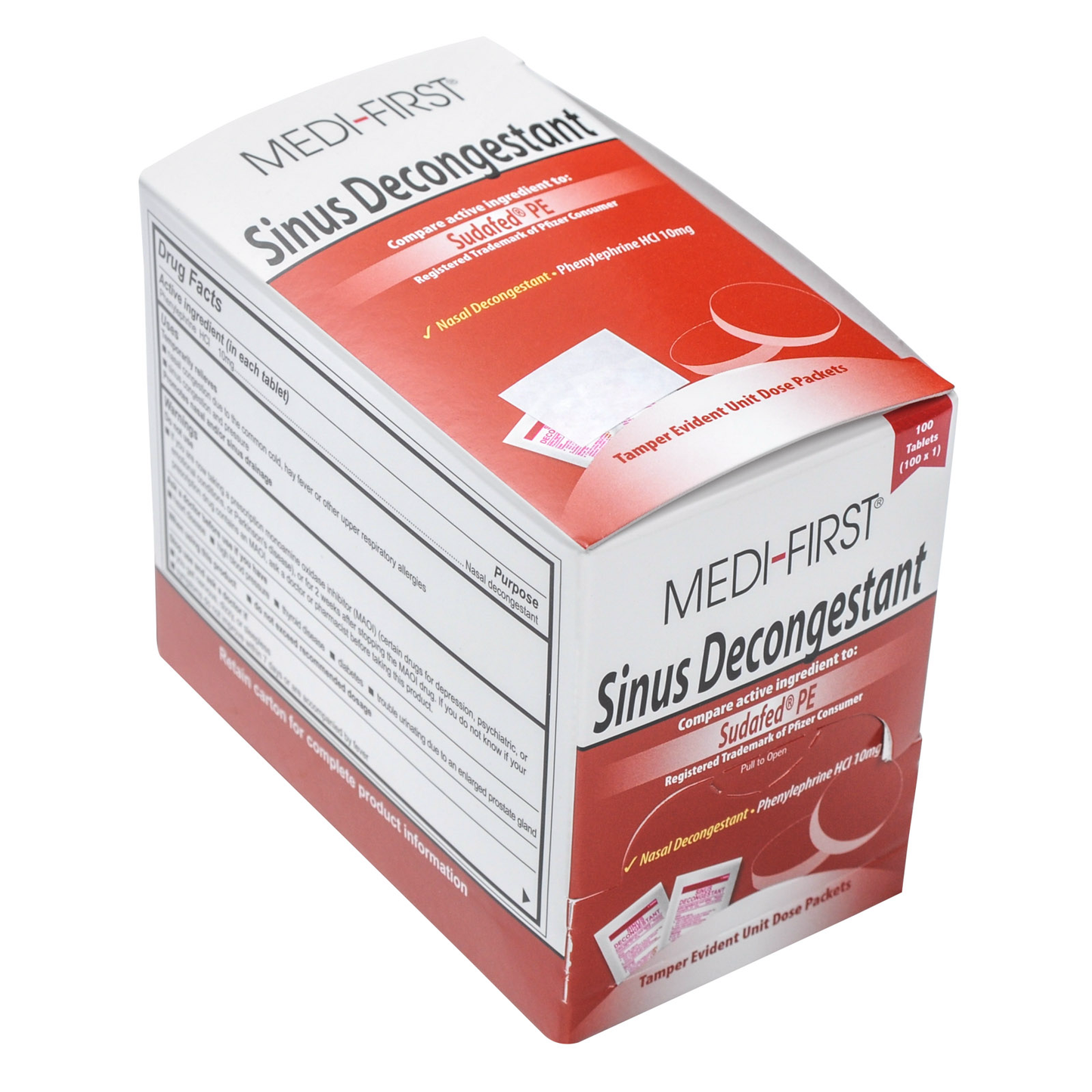 Sinus Decongestant By Medi-First Unit Dose Packets